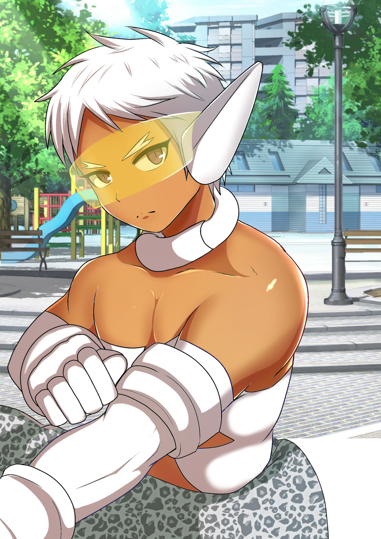 Shiroki Senkou White Panther ~Chuuou Kouen Kyodai Haetorigusa to no Tatakai~ page 2 full