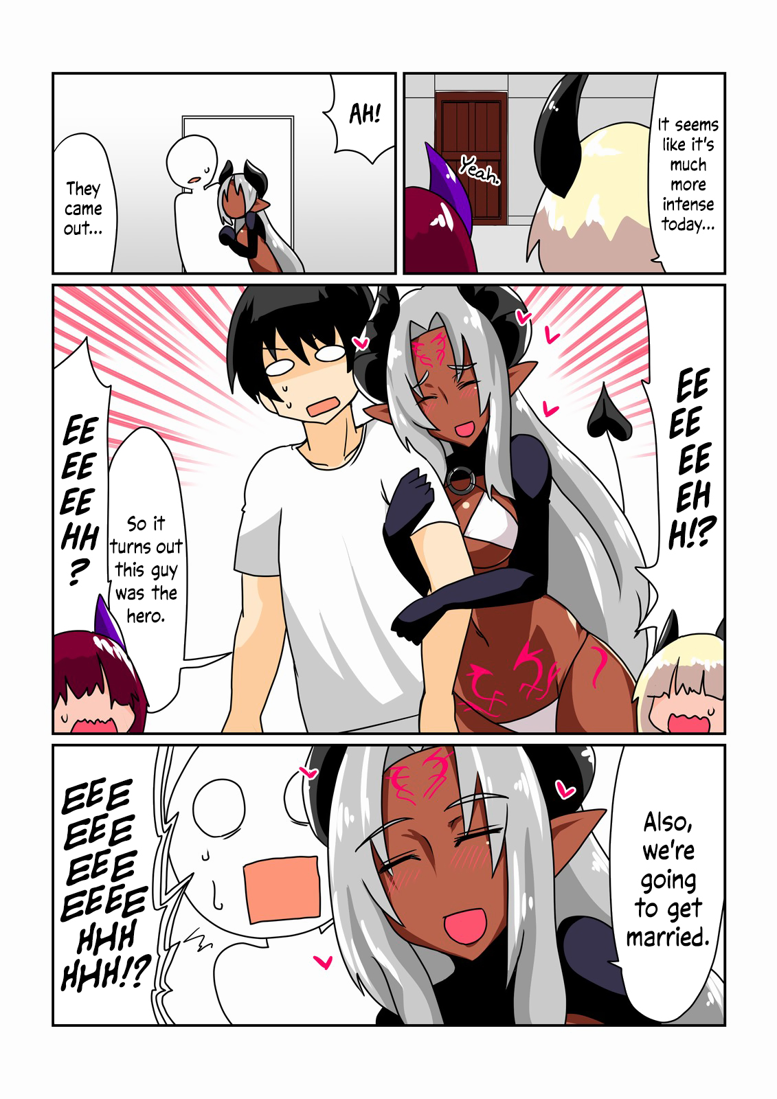 Kasshoku Akuma ni Tsukamatte. | Captured by a Brown Succubus page 8 full