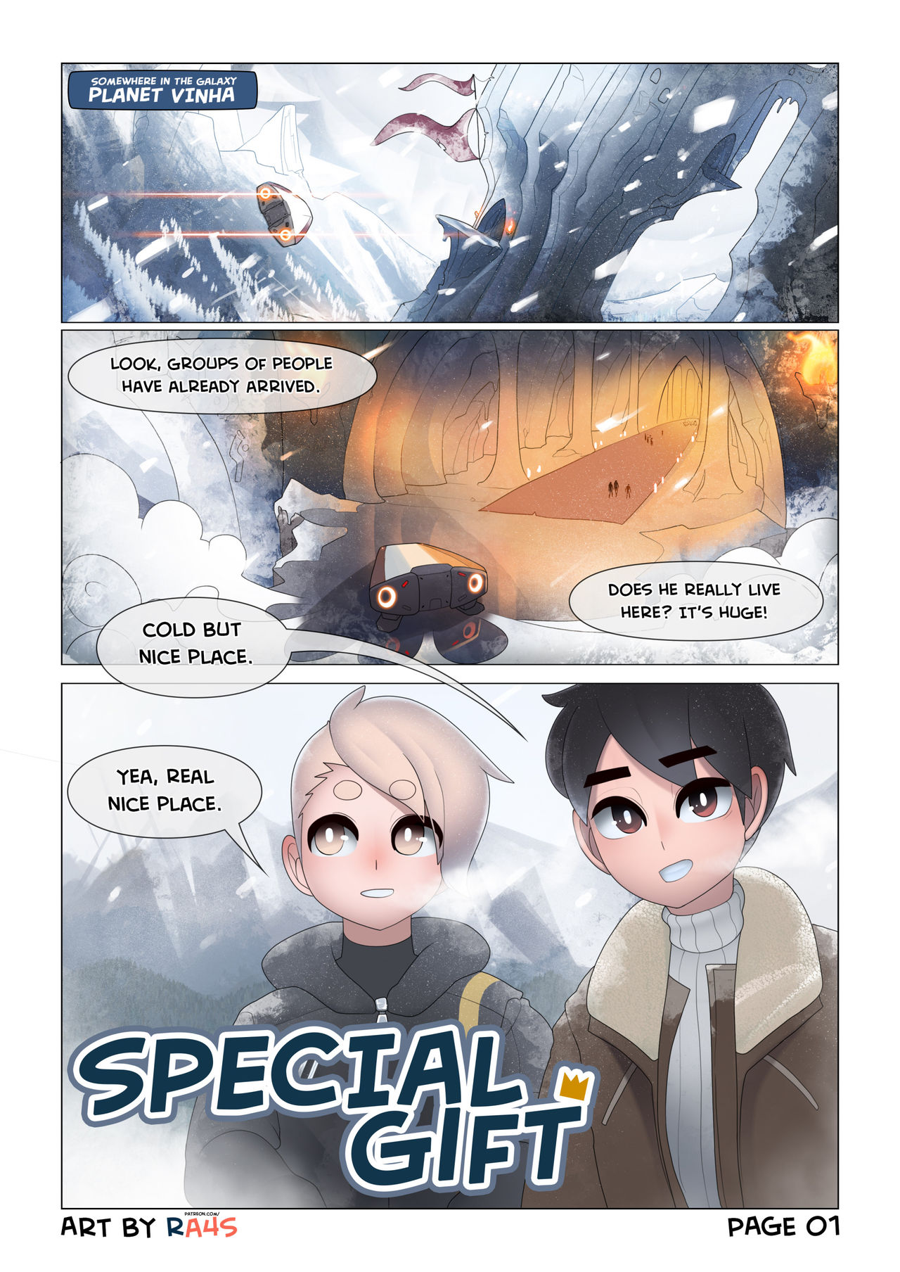 Special Gift! - Short Comic Commission page 1 full