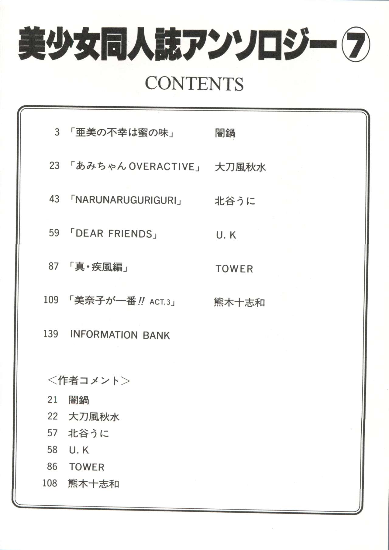 Bishoujo Doujinshi Anthology 7 - Moon Paradise 4 Tsuki no Rakuen page 7 full