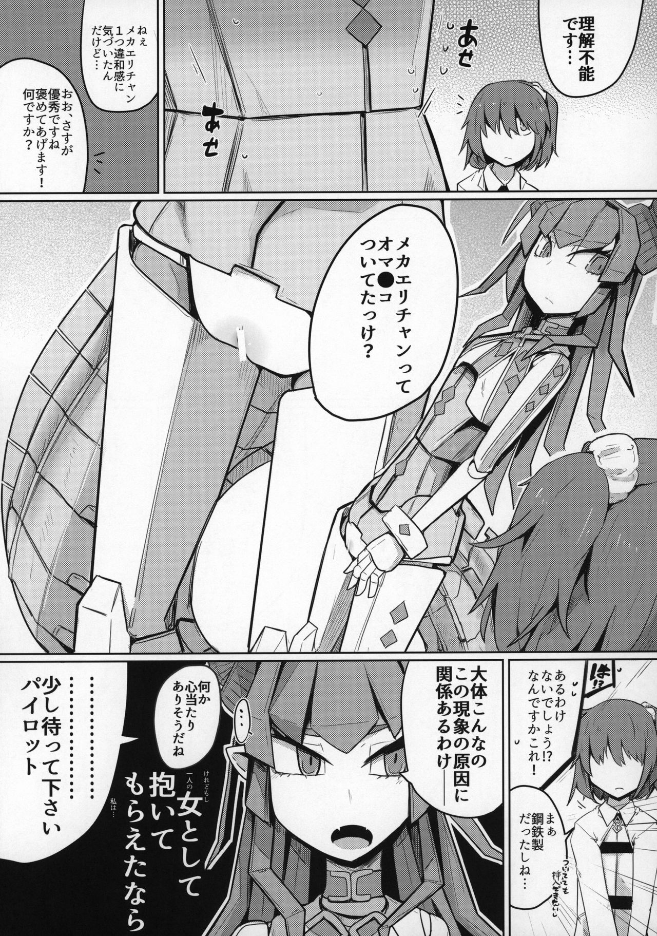 Koisuru Mecha Eli-chan to Josou Master page 8 full