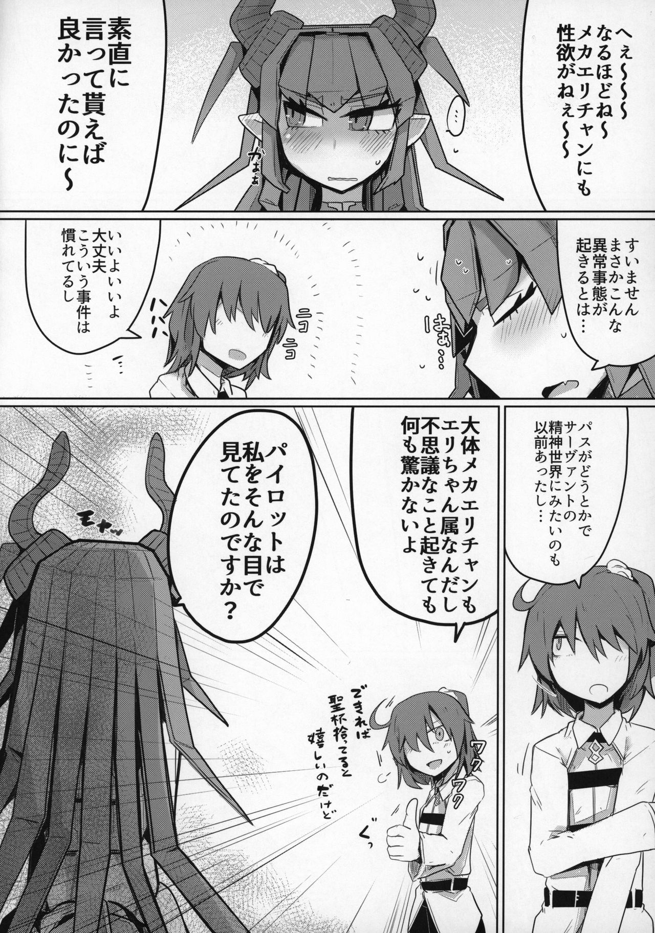 Koisuru Mecha Eli-chan to Josou Master page 9 full
