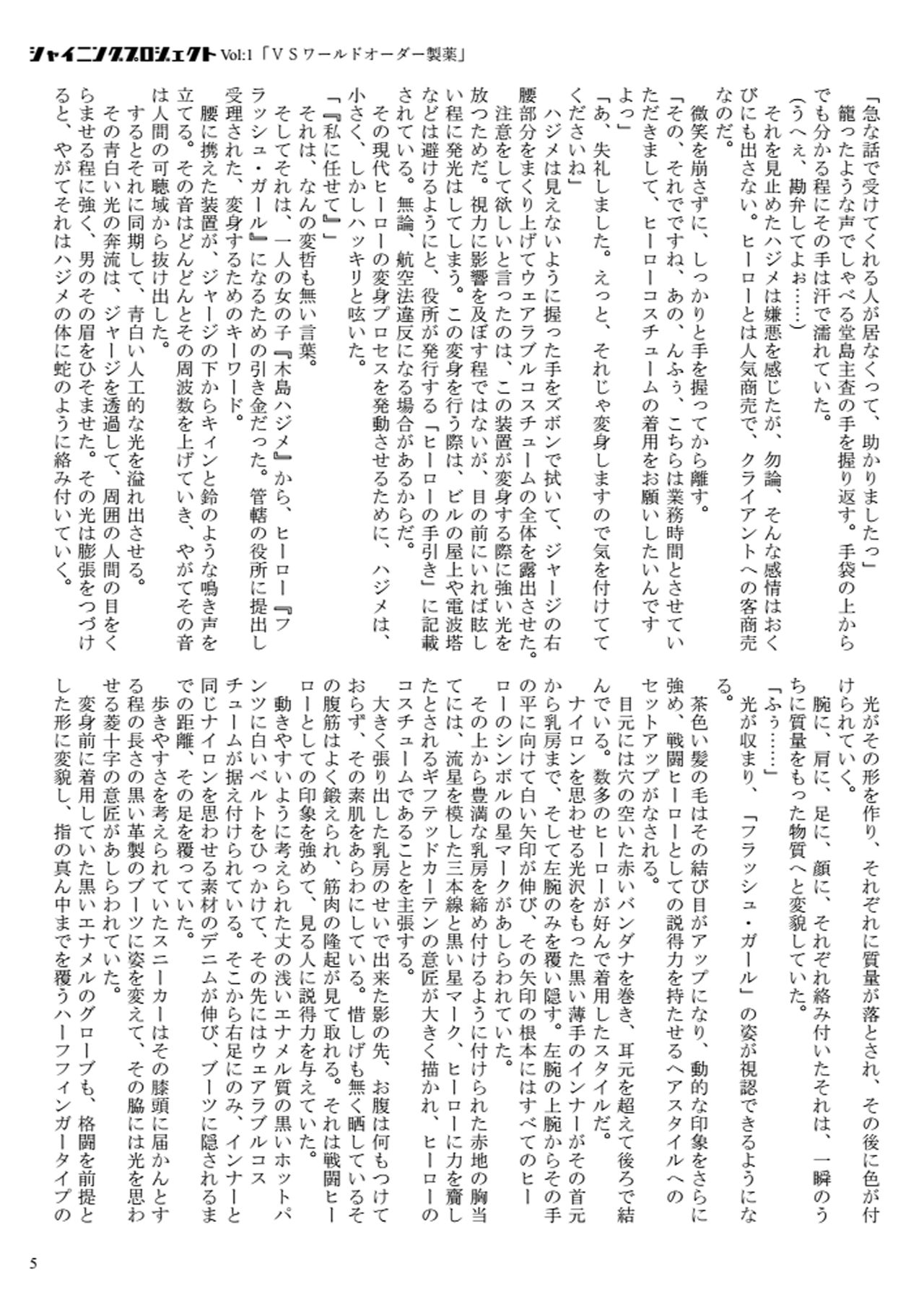 Shining Project! Vol 1 "VS World Order Seiyaku!" page 6 full