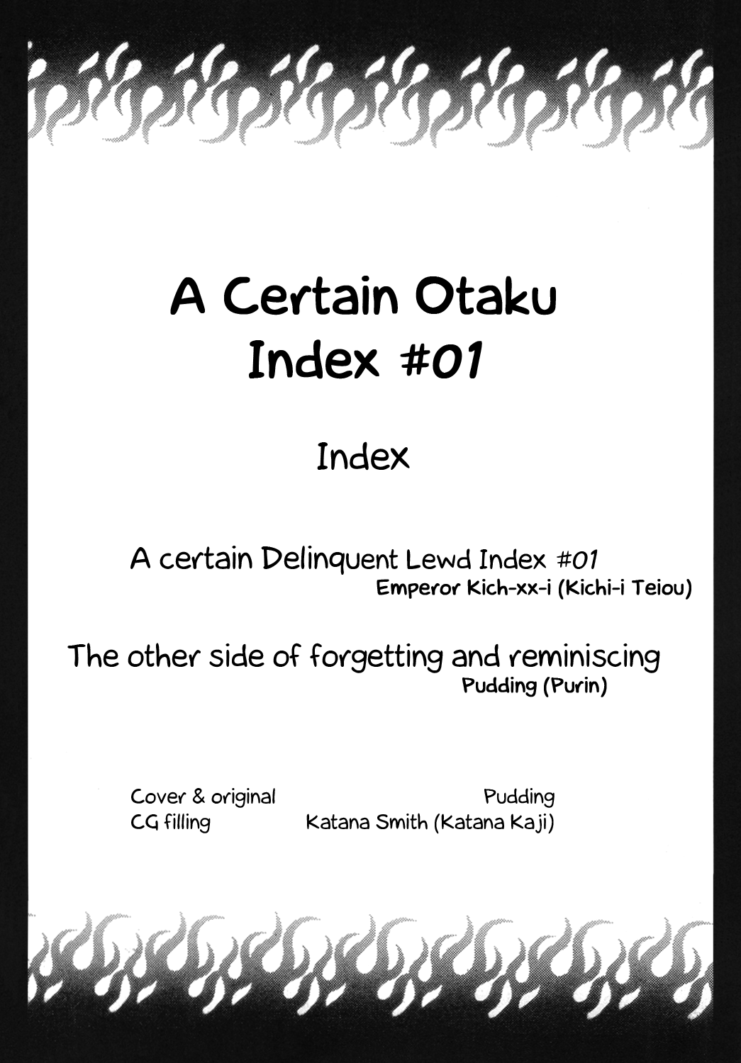 Toaru Otaku no Index #1 | A Certain Otaku Index #1 page 3 full