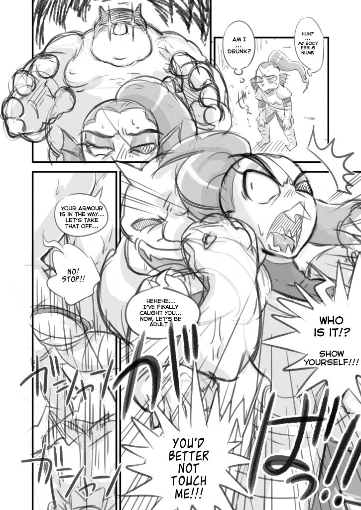 Undyne Ryoujoku Manga page 4 full