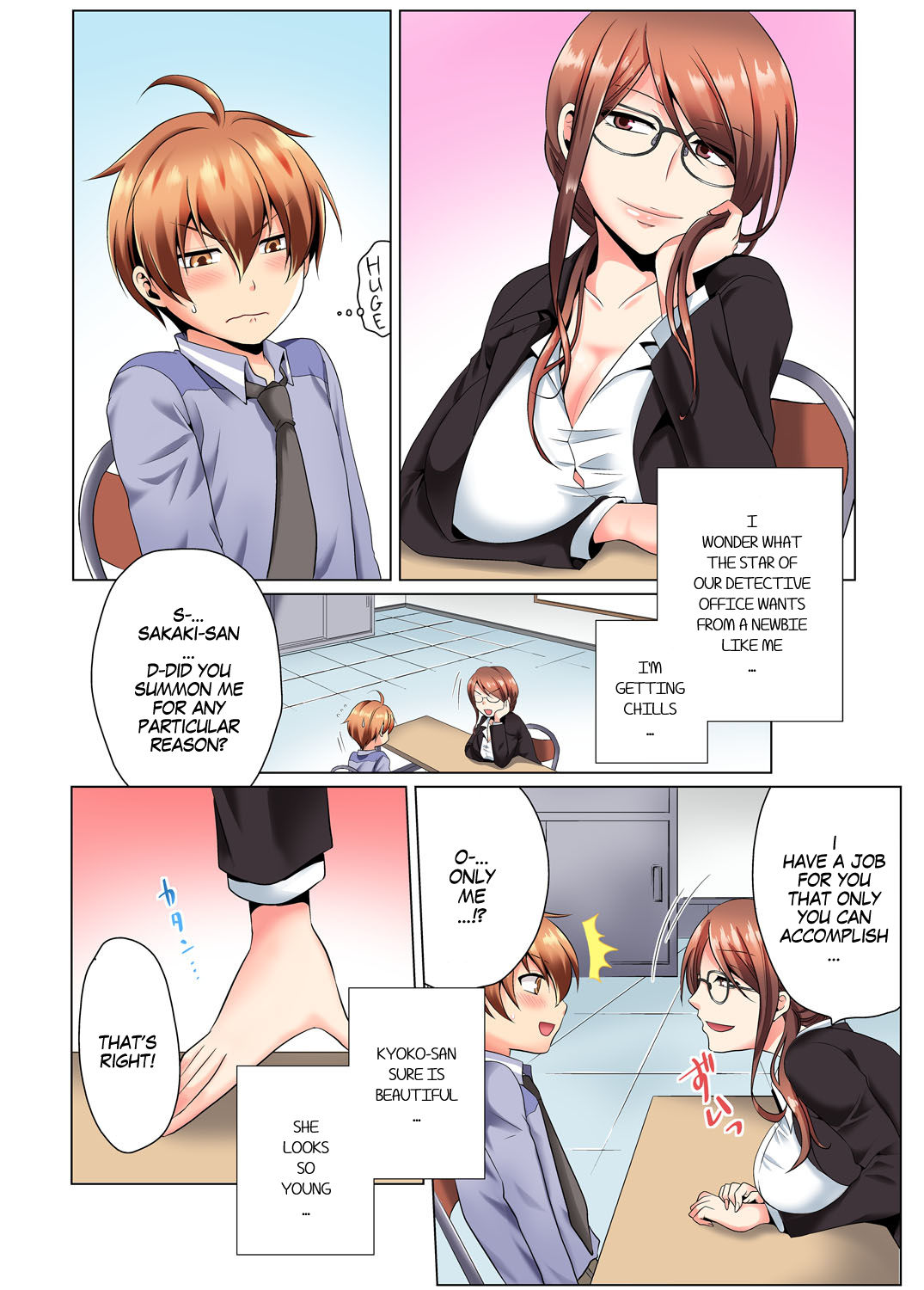Sexy Undercover Investigation! Don't spread it too much! Lewd TS Physical Examination Part 1 page 3 full