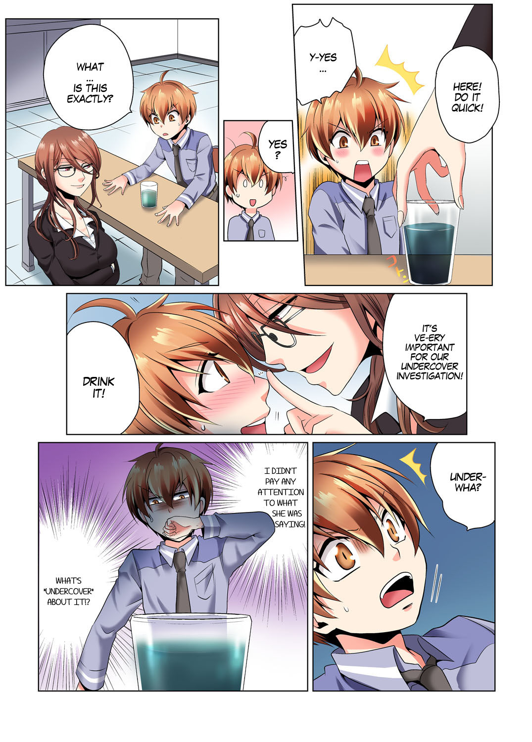 Sexy Undercover Investigation! Don't spread it too much! Lewd TS Physical Examination Part 1 page 9 full