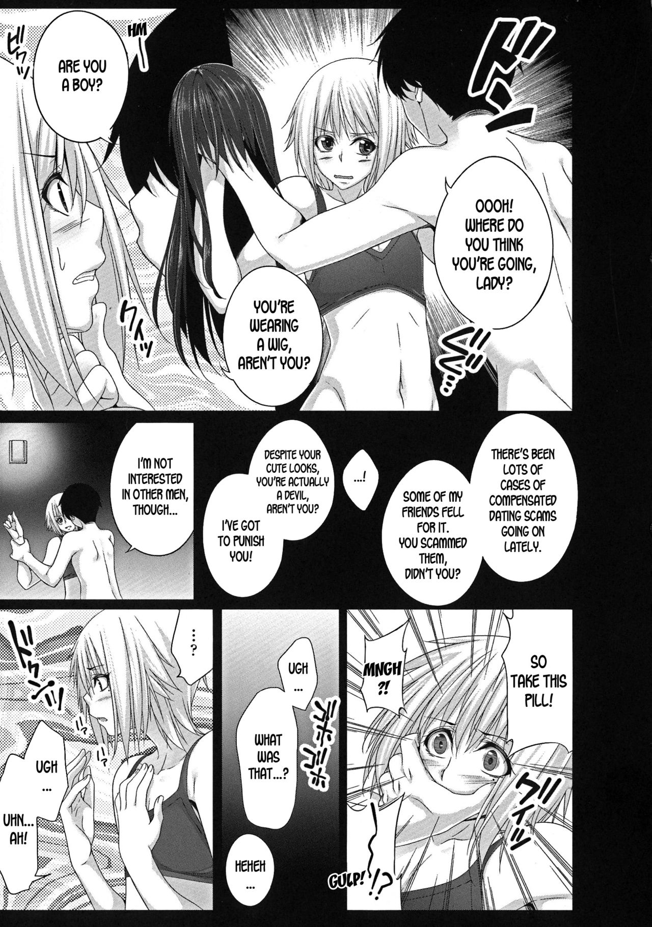 Josou Sagishi no Junan | The Suffering of a Cross-dressing Scammer page 3 full