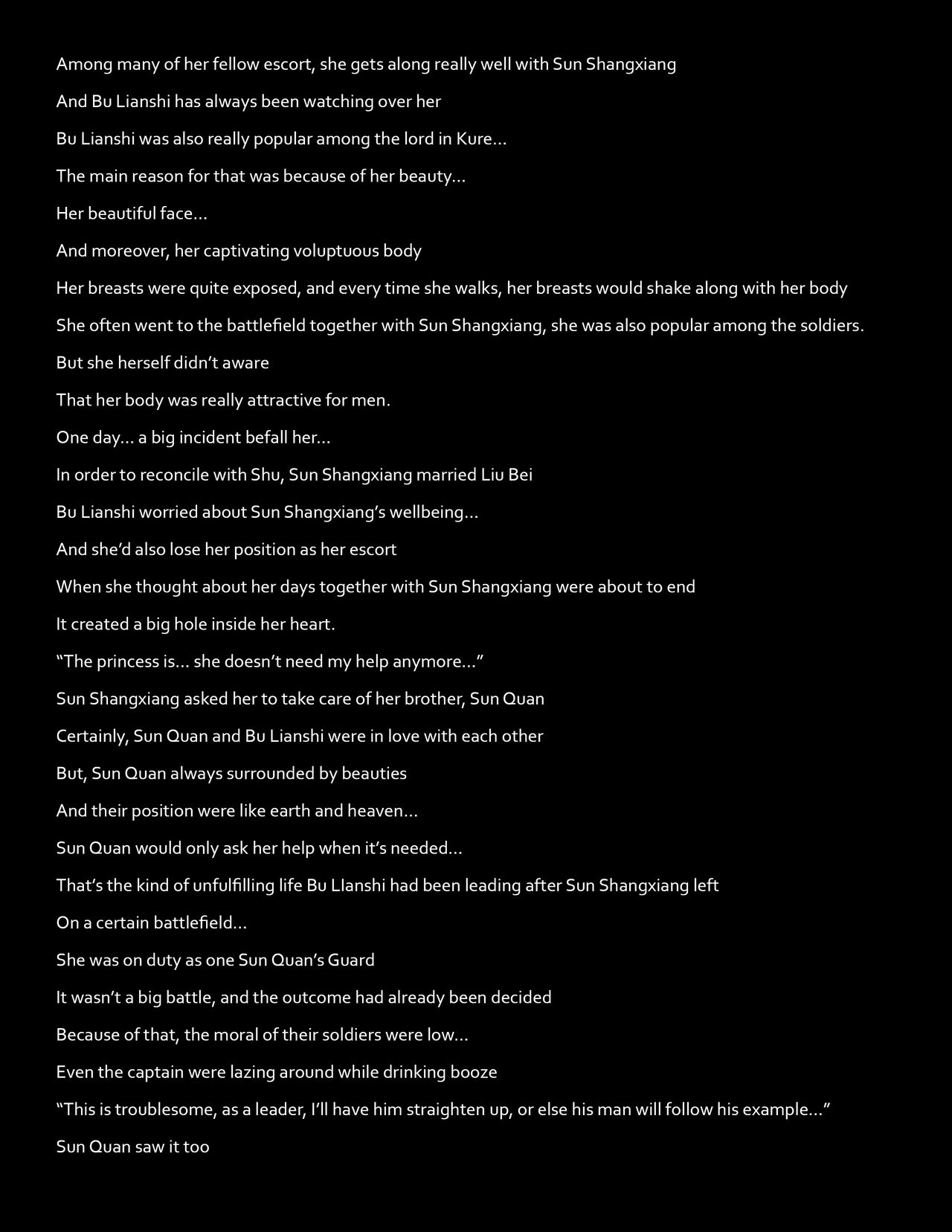 Chou Ryoujoku Musou  Bu Lianshi page 2 full