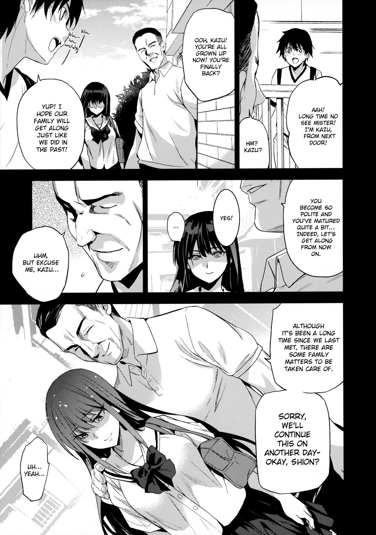Otonari no Nie - Saikai Shita Osananajimi no Ie de Okita Koto. page 8 full