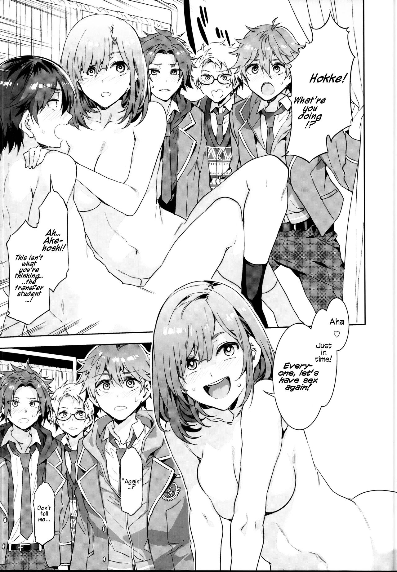 Yumenosaki Gakuin no Tenkousei-chan ga Idol no Tamago o Kuiarashiteru tte Hontou desu ka!? page 9 full