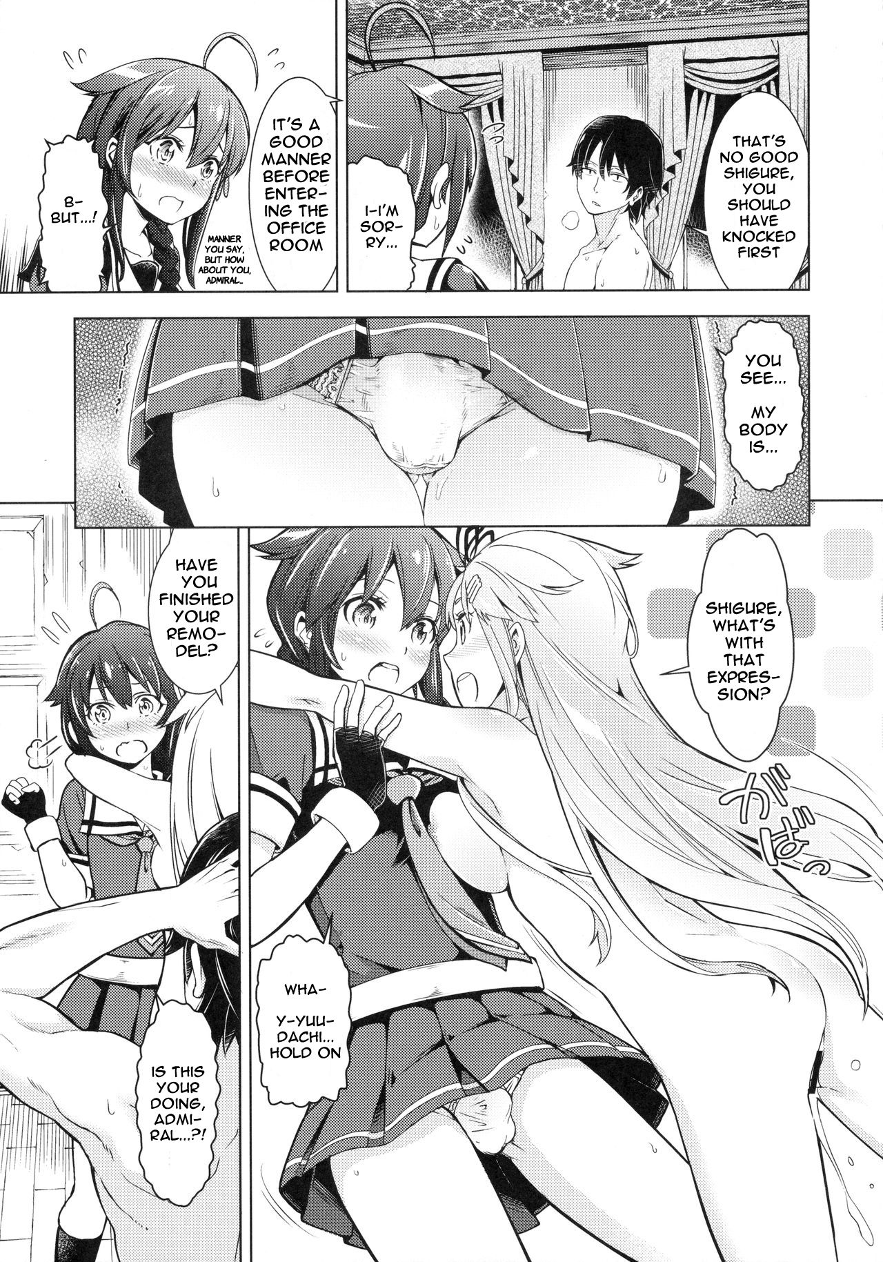 Teitoku!! Boku o Otokonoko ni Kaizou Shite Dousuru Tsumori!? | Admiral!! What Do You Want To Do By Remodeling Me Into A Boy!? page 4 full