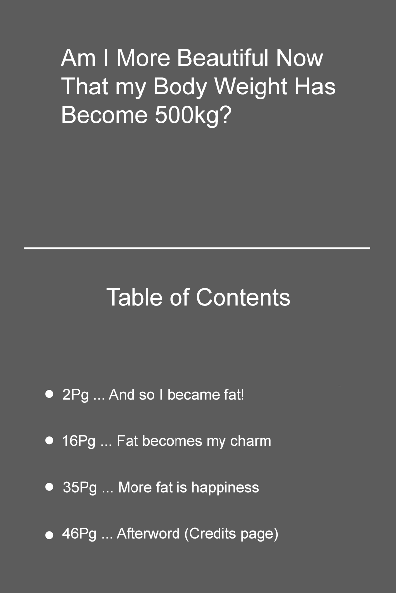 Watashi, Taiju 500kg Ijo Ni Natchatta Okage De Kawaiku Narimashita Yo Ne? | Am I More Beautiful Now That My Body Weight Has Become More Than 500kg? page 1 full
