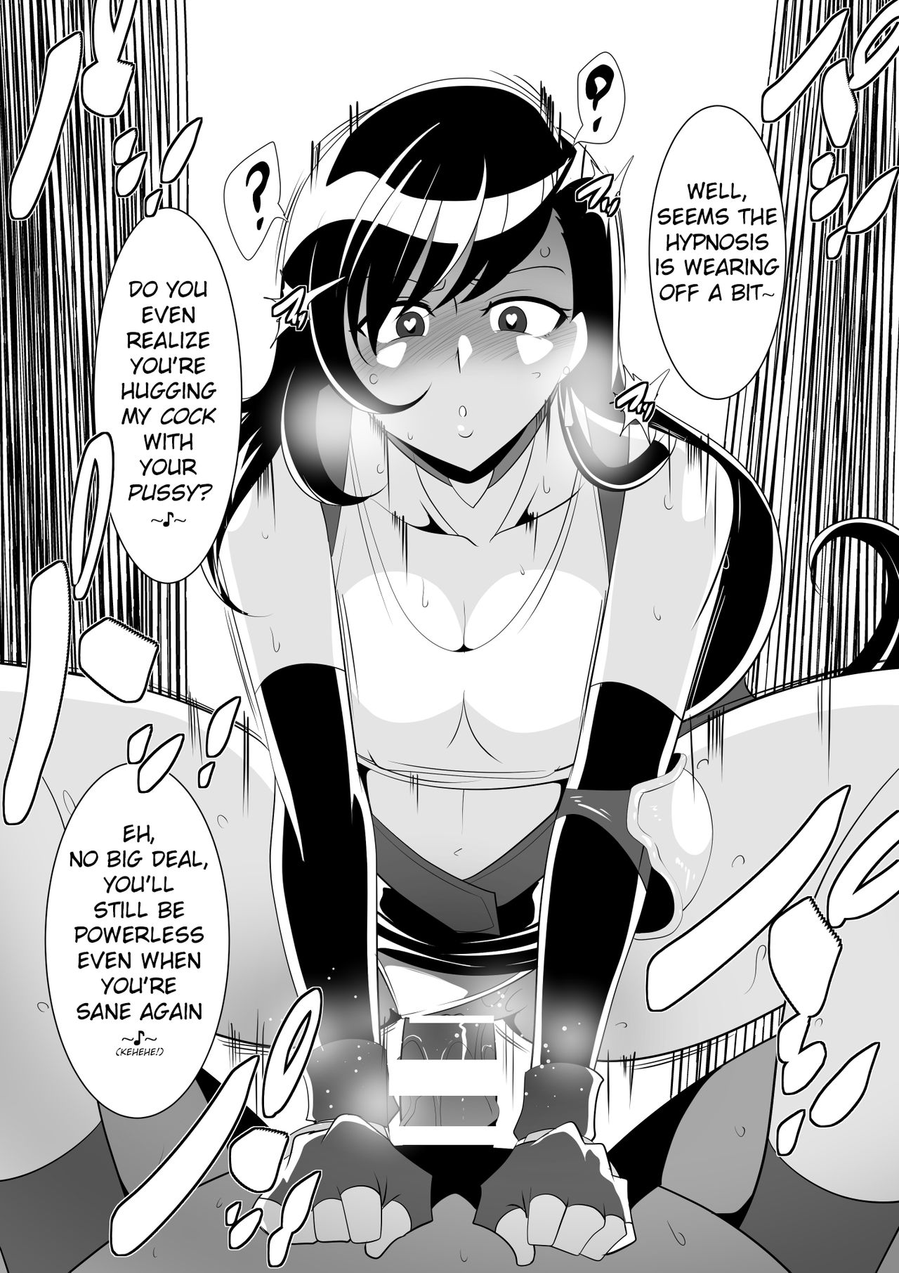 Tifa VS Saimin Oji-san  | Tifa VS Old Man Hypnotist page 5 full