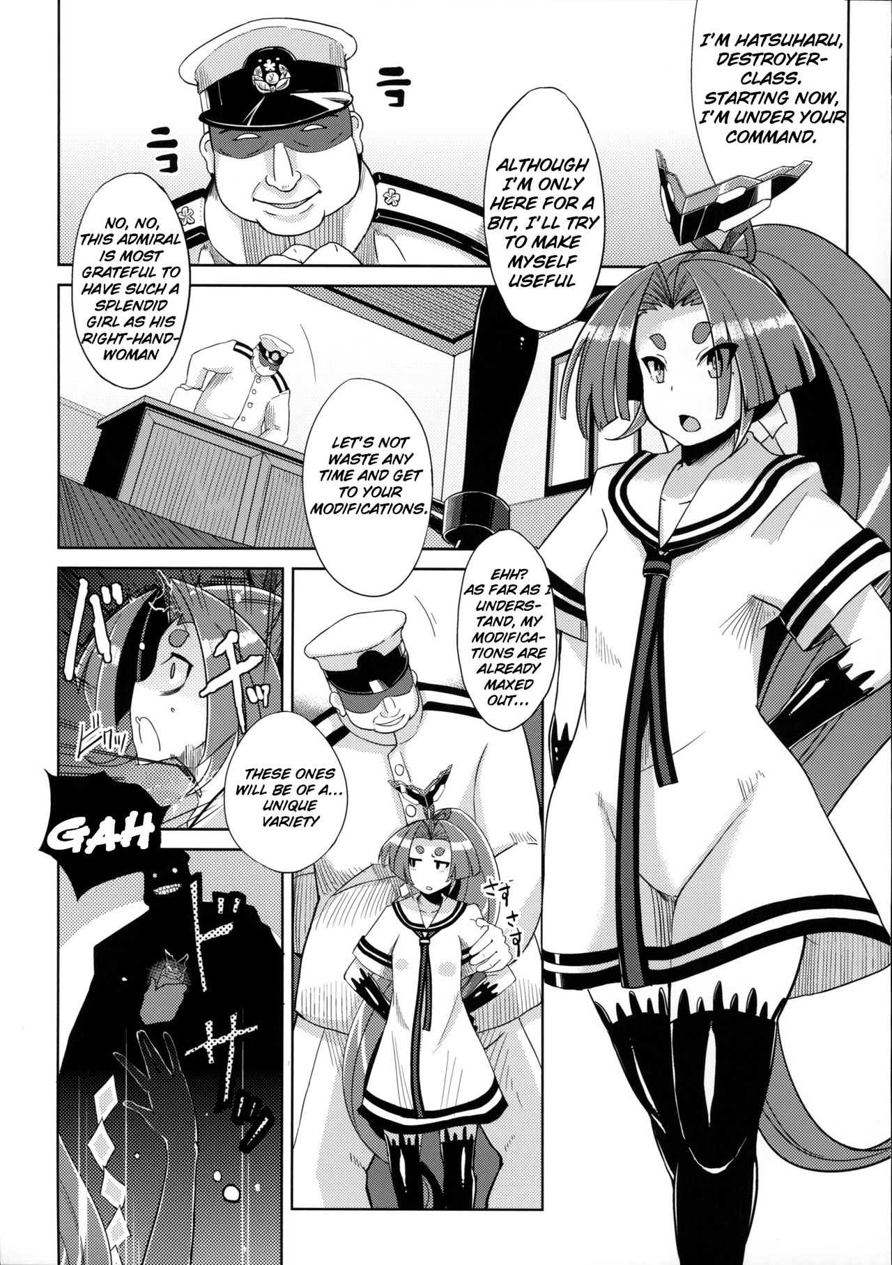 Dorei Shoufukan Hatsuharu | The Ship-Girl Hatsuharu Becomes an Enslaved Whore. page 4 full