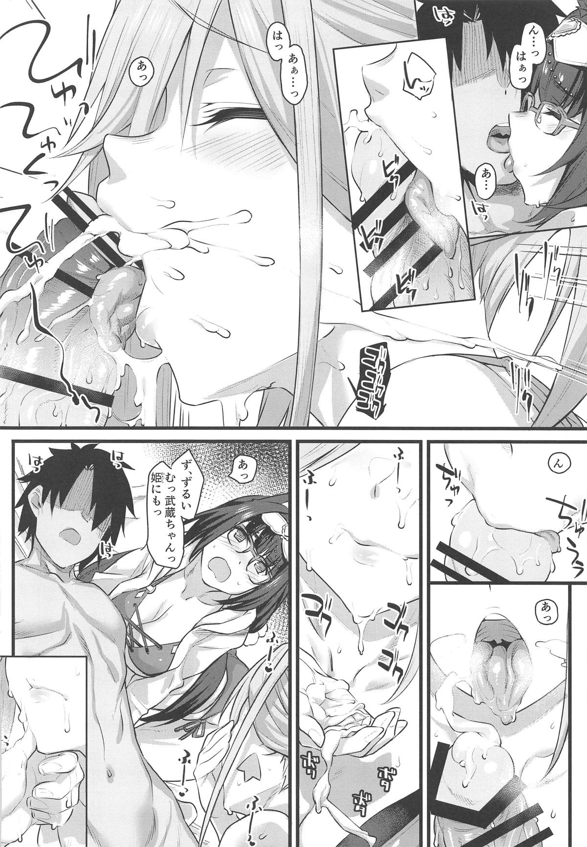 Serva Fes no Genkou Sagyou de Tamatta Master o Musashi-chan to Okkii ga Nuite Kureru Hon. page 10 full