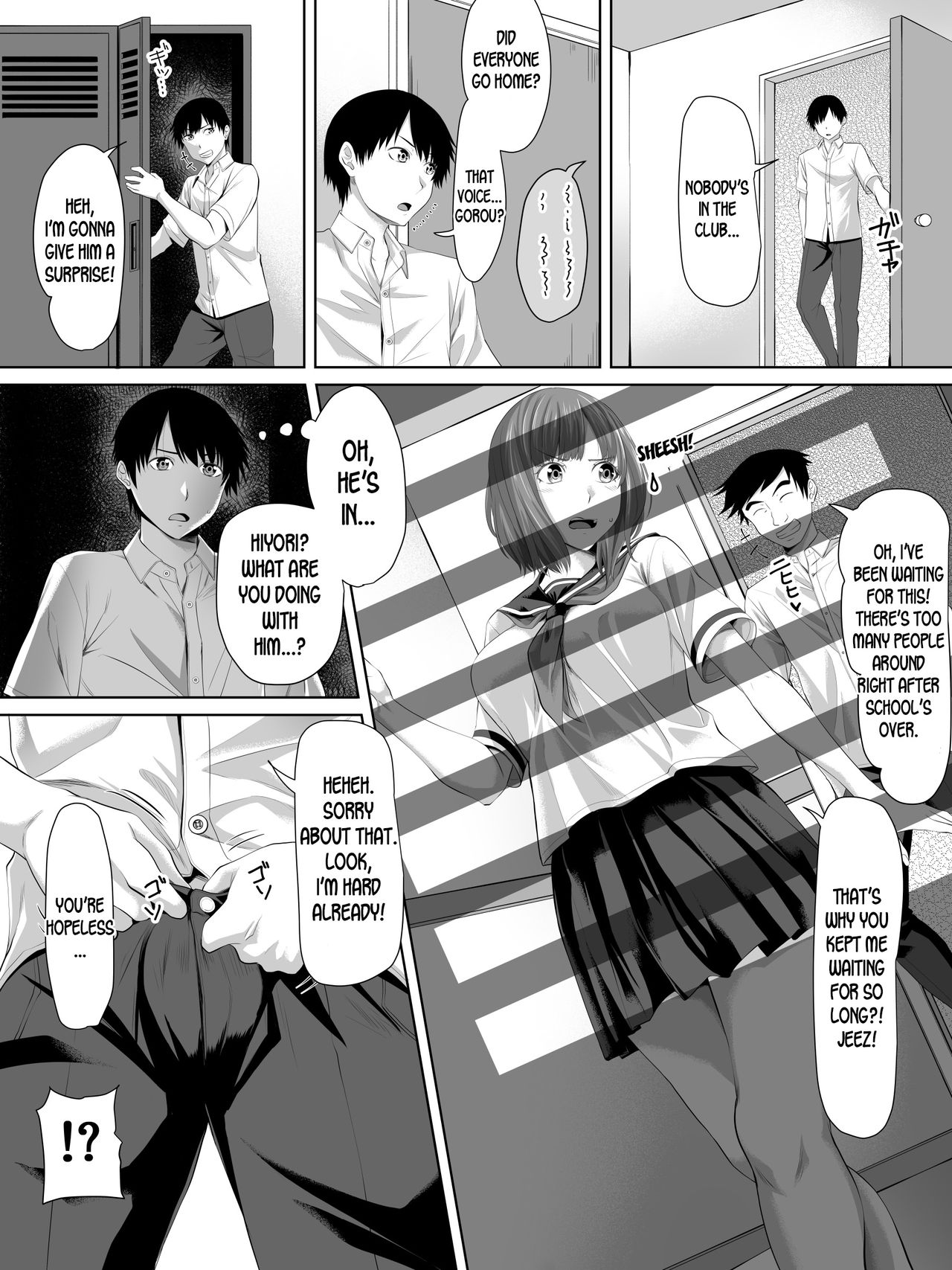 Galge no Shujinkou no you na Motemote Danshi ga Locker no Juunin ni Naru Made + Omake page 6 full