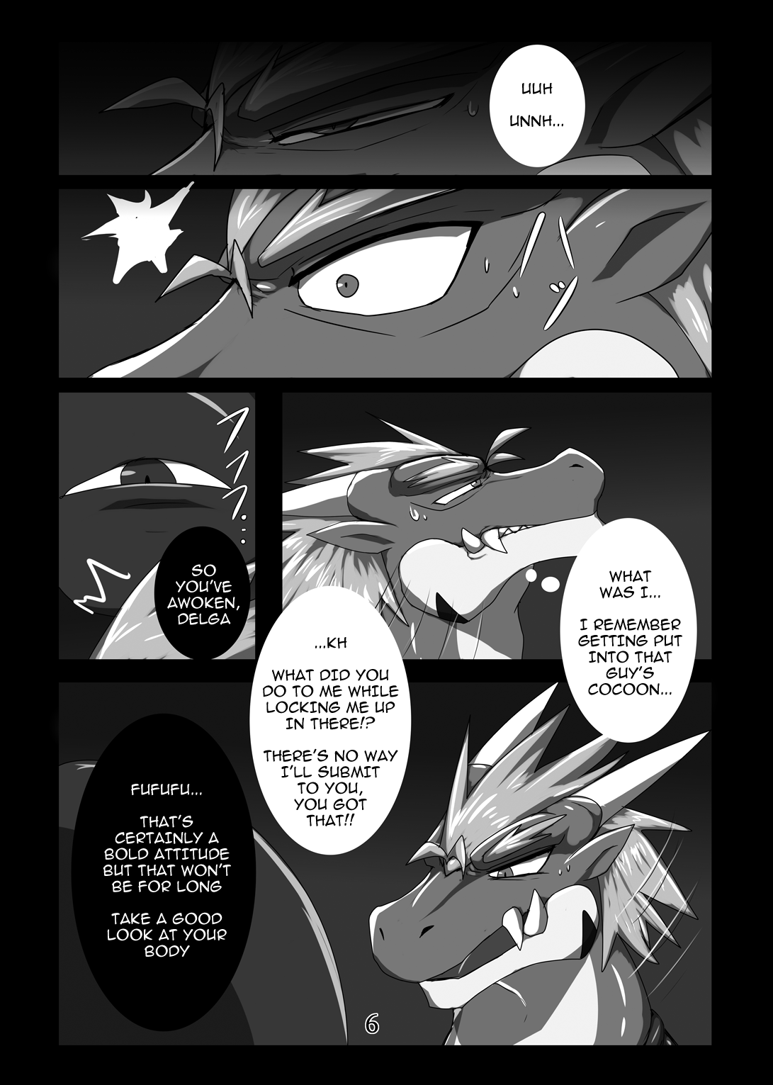 Crimson Dragon Dyed in Black ③ page 5 full