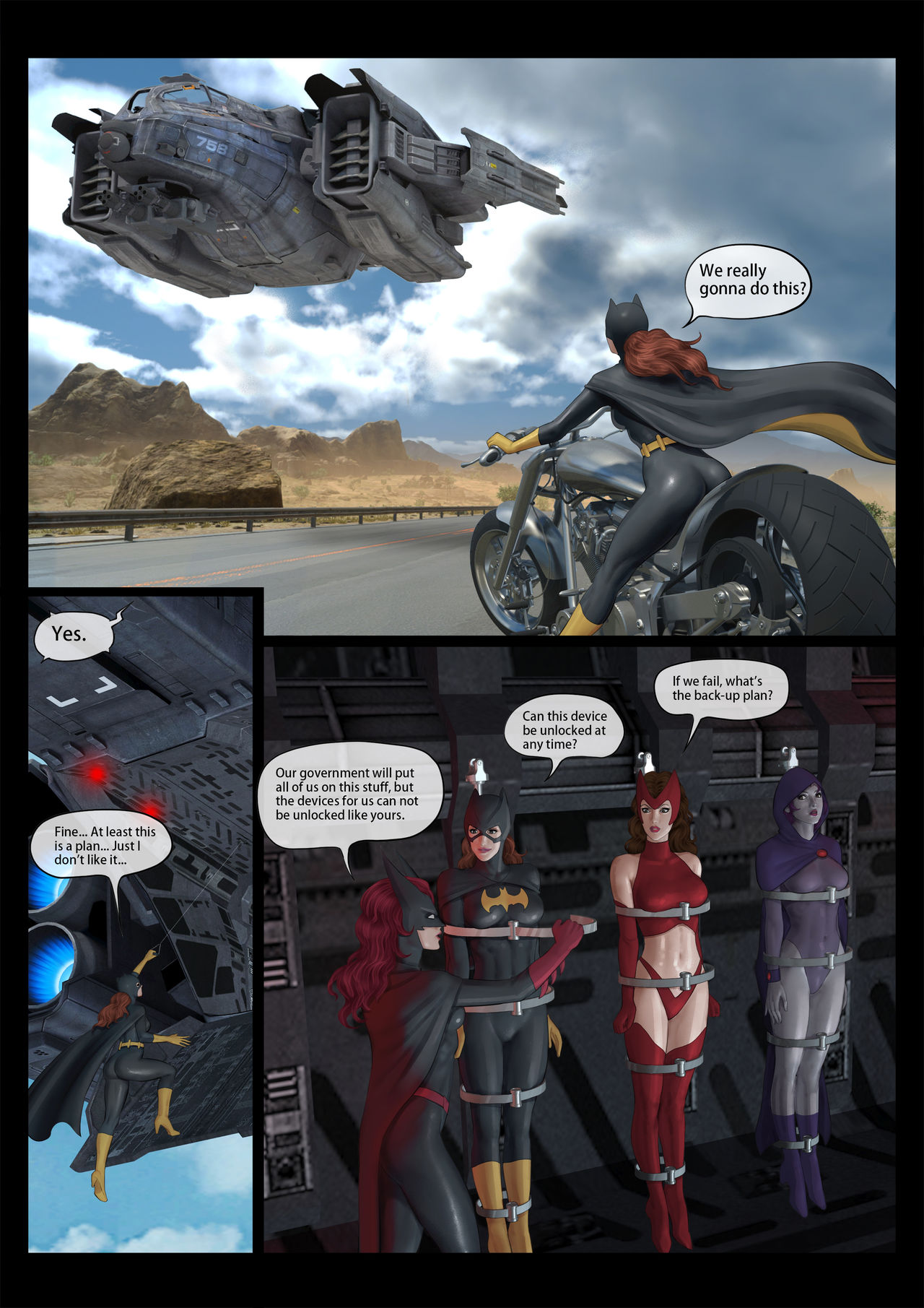 Avenger's Nightmare Part 3 - GURO WARNING page 1 full