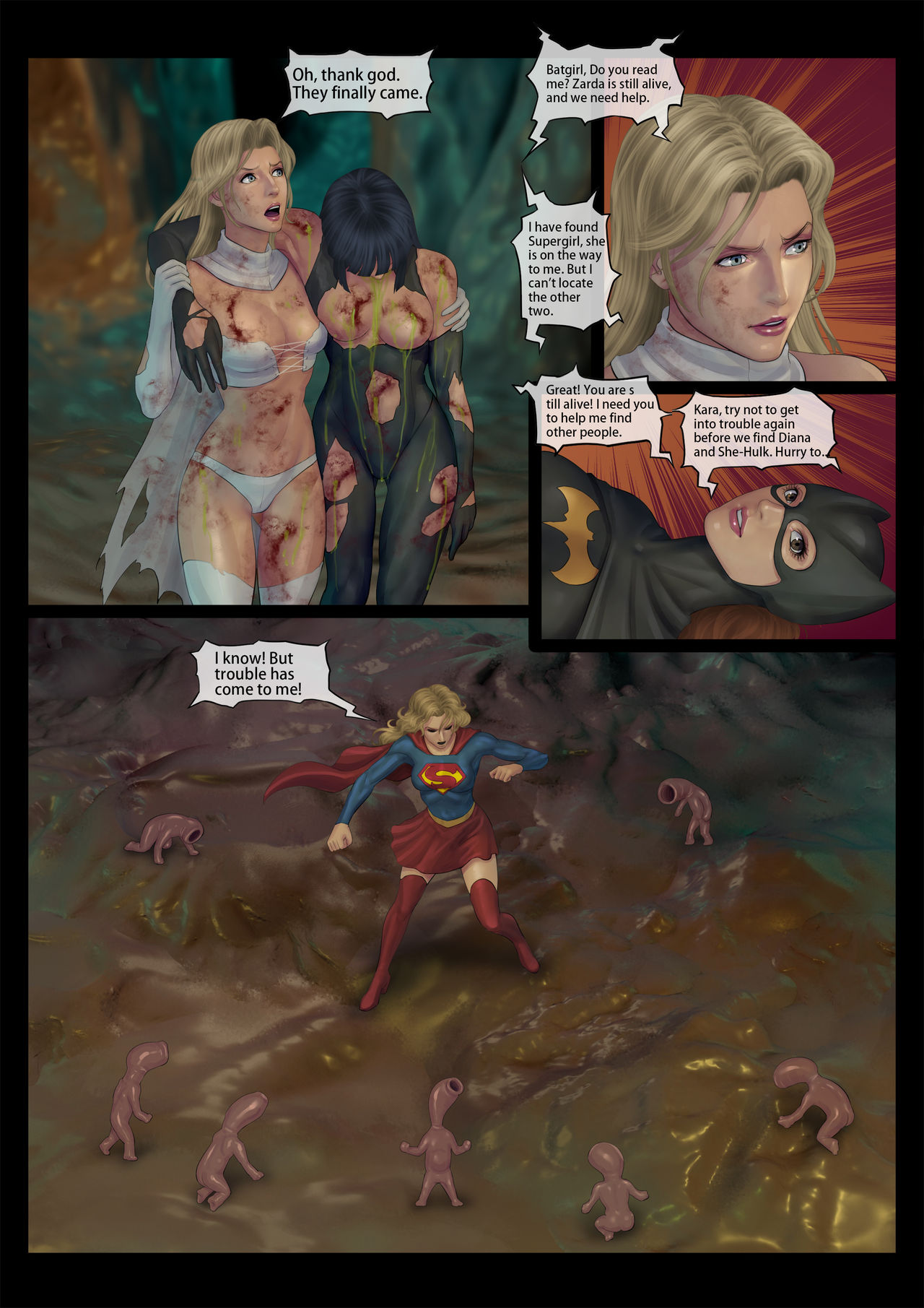 Avenger's Nightmare Part 3 - GURO WARNING page 4 full