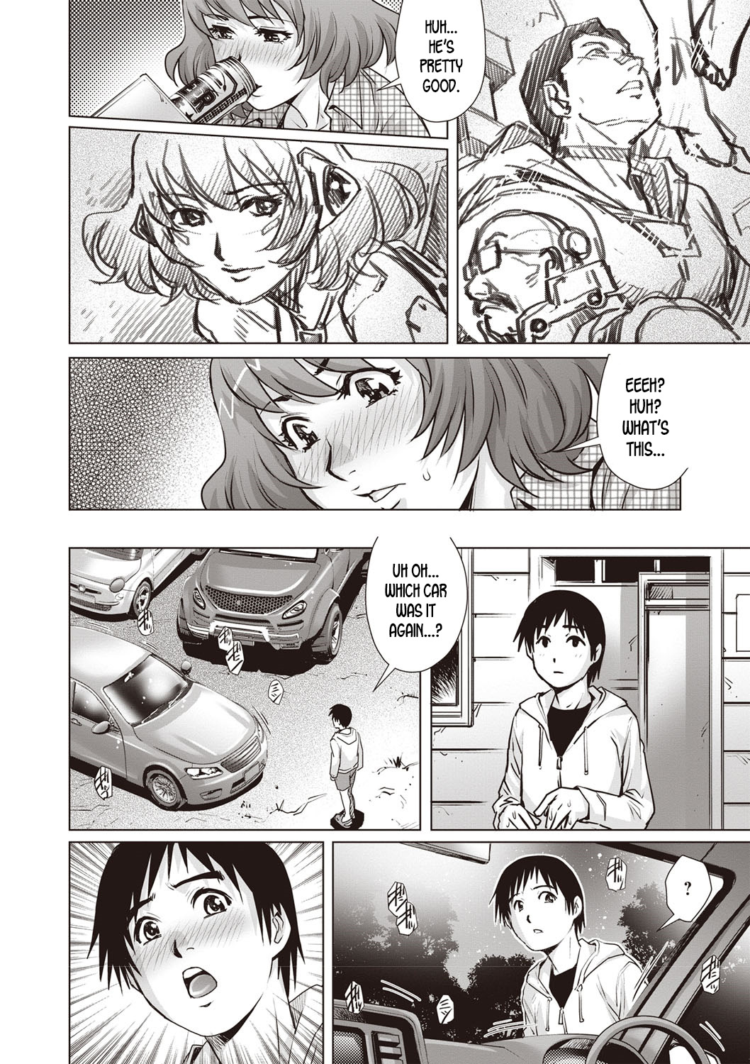 Shachuuhaku no Yoru ni... | Spending the Night in the Car... page 6 full