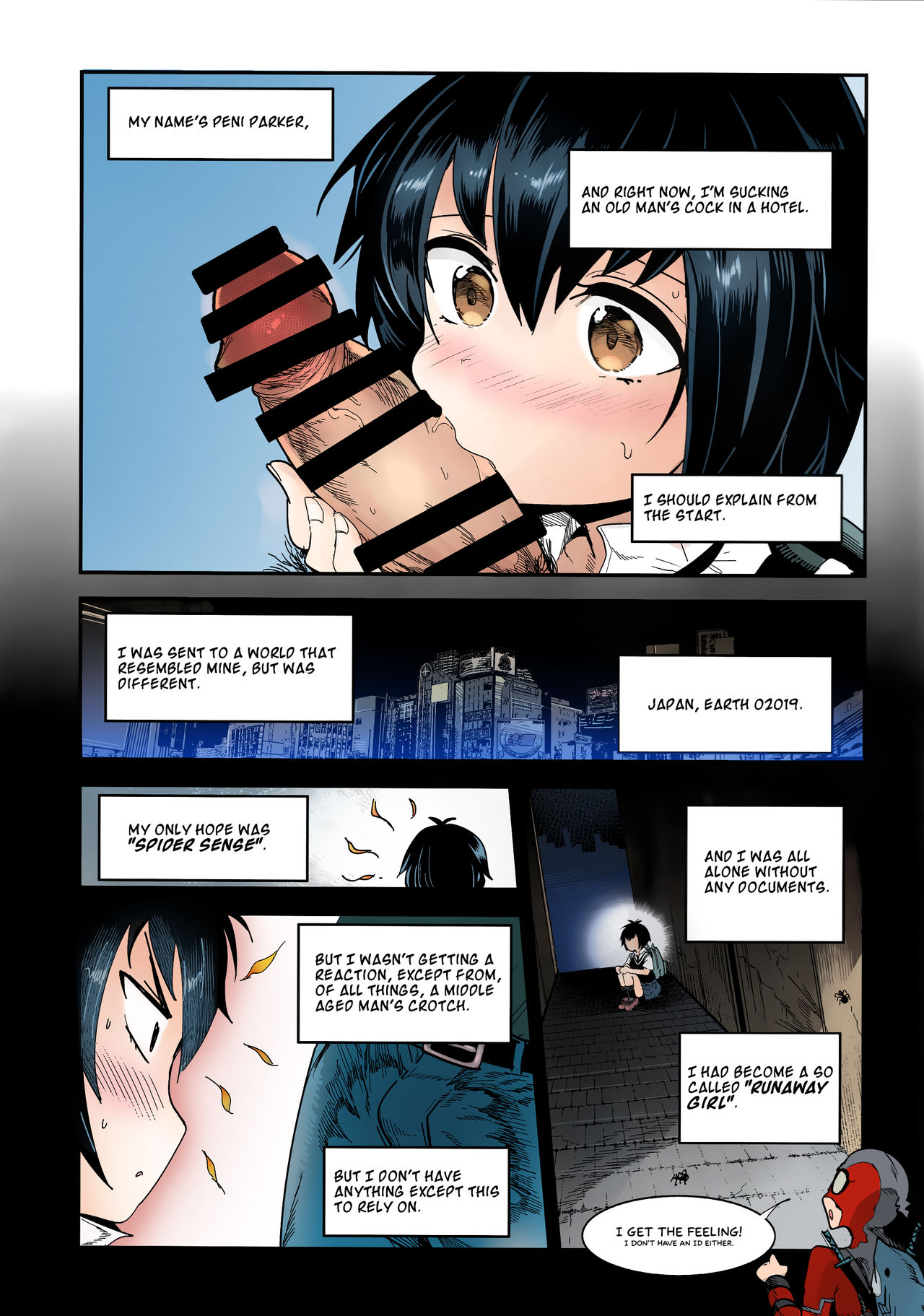 Peni Parker no Usui Hon ni wa Ooinaru Sekinin ga Tomonau | Peni Parker's Thin Book Comes with great Responsibility   =White Symphony= page 6 full