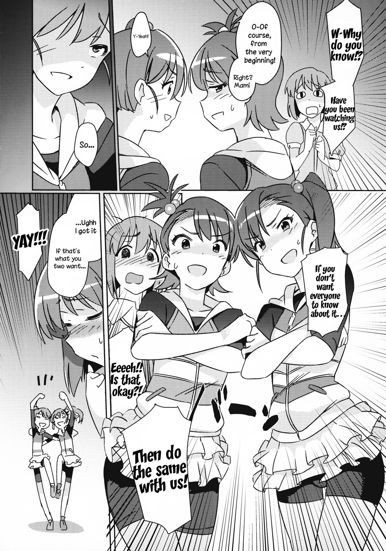 Yuki Chinpo - Futanari Yukiho to Ami Mami ga Himitsu no Tokkun Suru Hon page 5 full