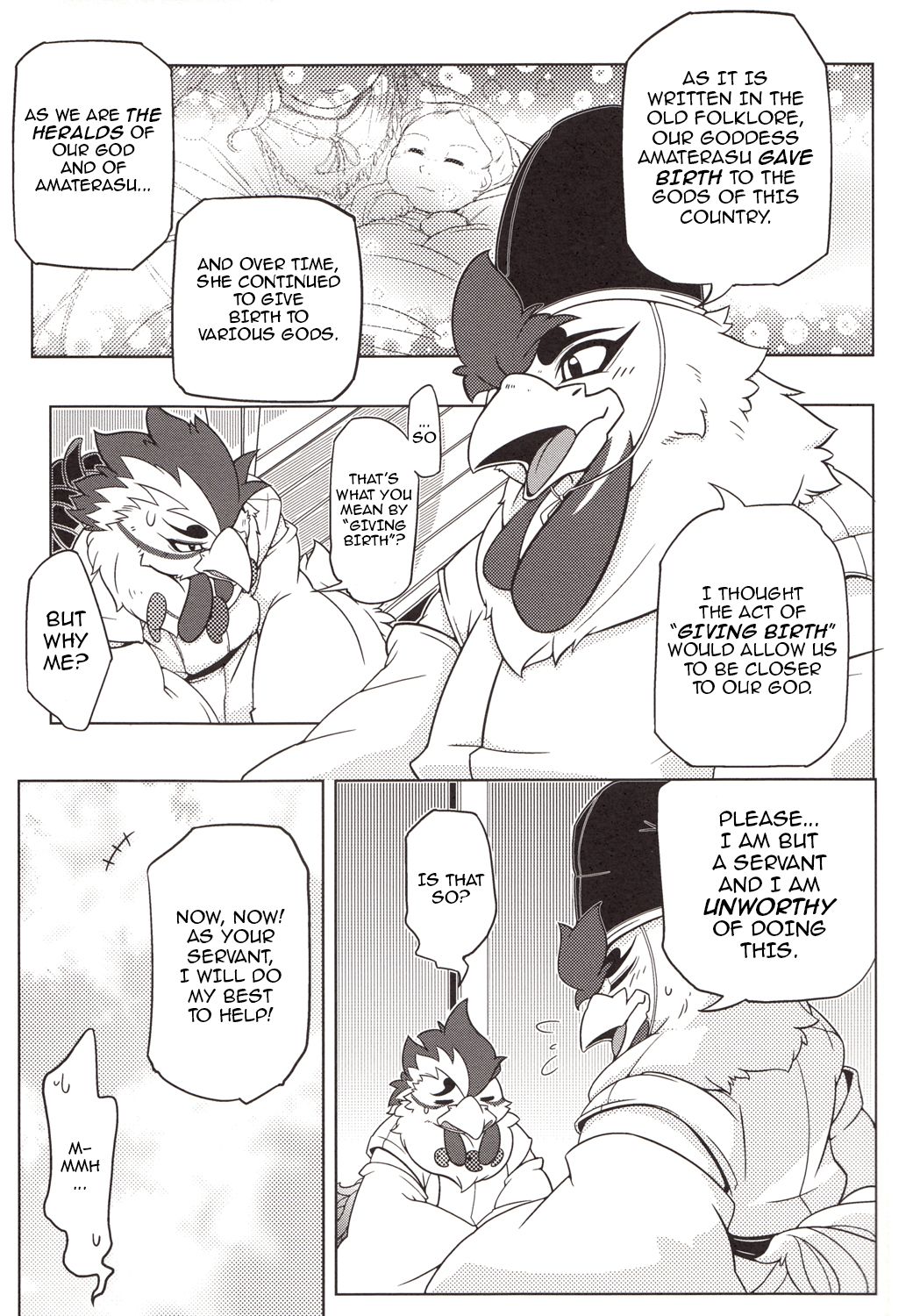 Choukei + Keiran | Morning Hen + Hen's Egg page 8 full