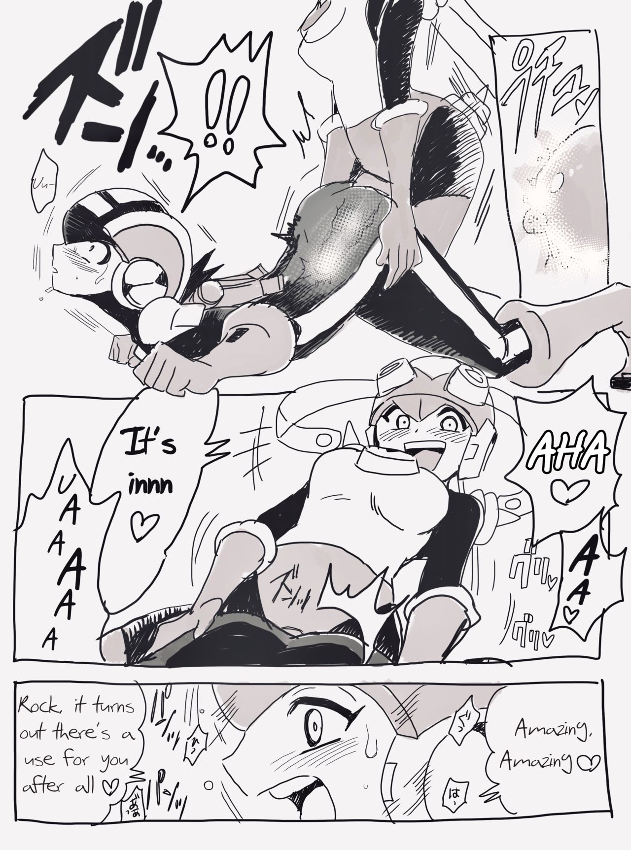 Exe Futanari Dark Roll chan x Rockman page 4 full