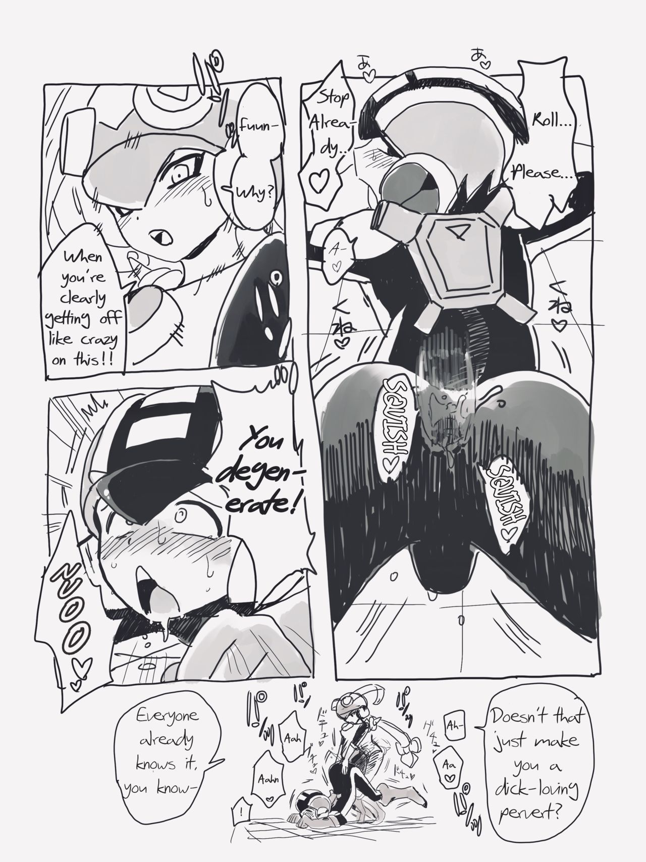 Exe Futanari Dark Roll chan x Rockman page 5 full