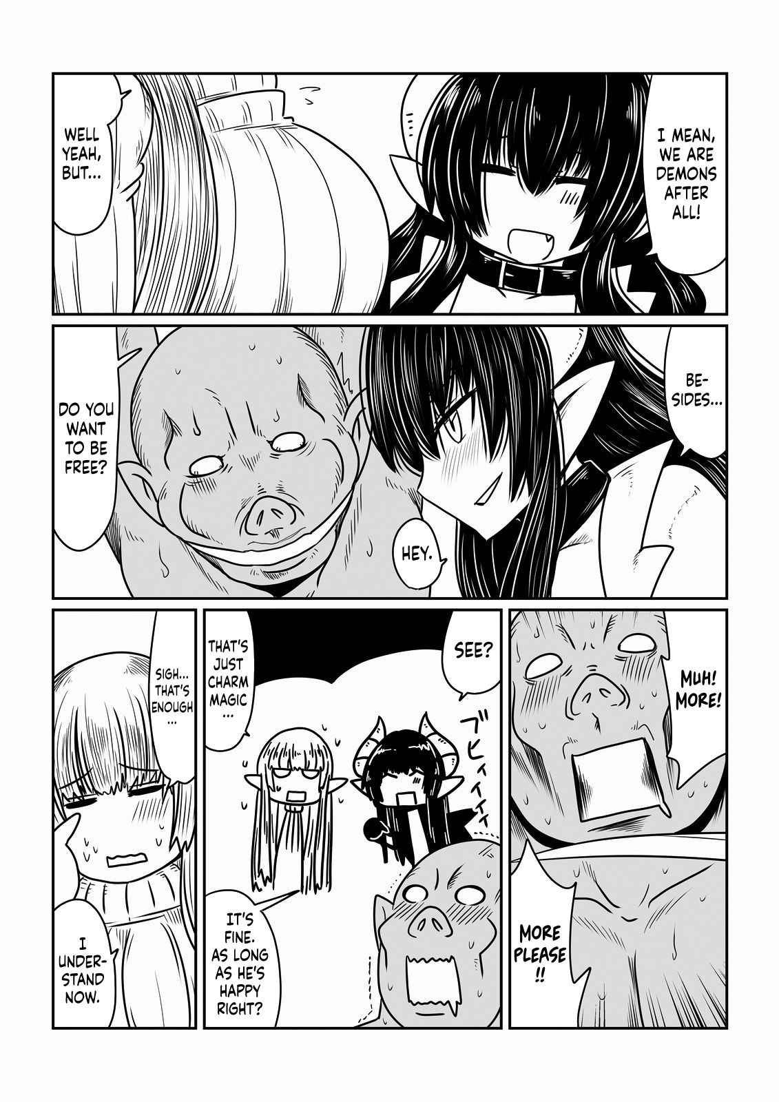 Elf-san to Succubus-san. | An Elf And A Succubus. page 7 full