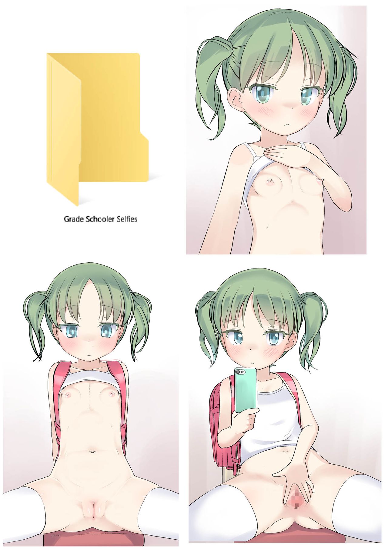 Koukan Nikki Hadaka Randoseru Satsueikai Sono 2 | Koukan Nikki Naked Randoseru Photo Meetup Part 2 page 2 full