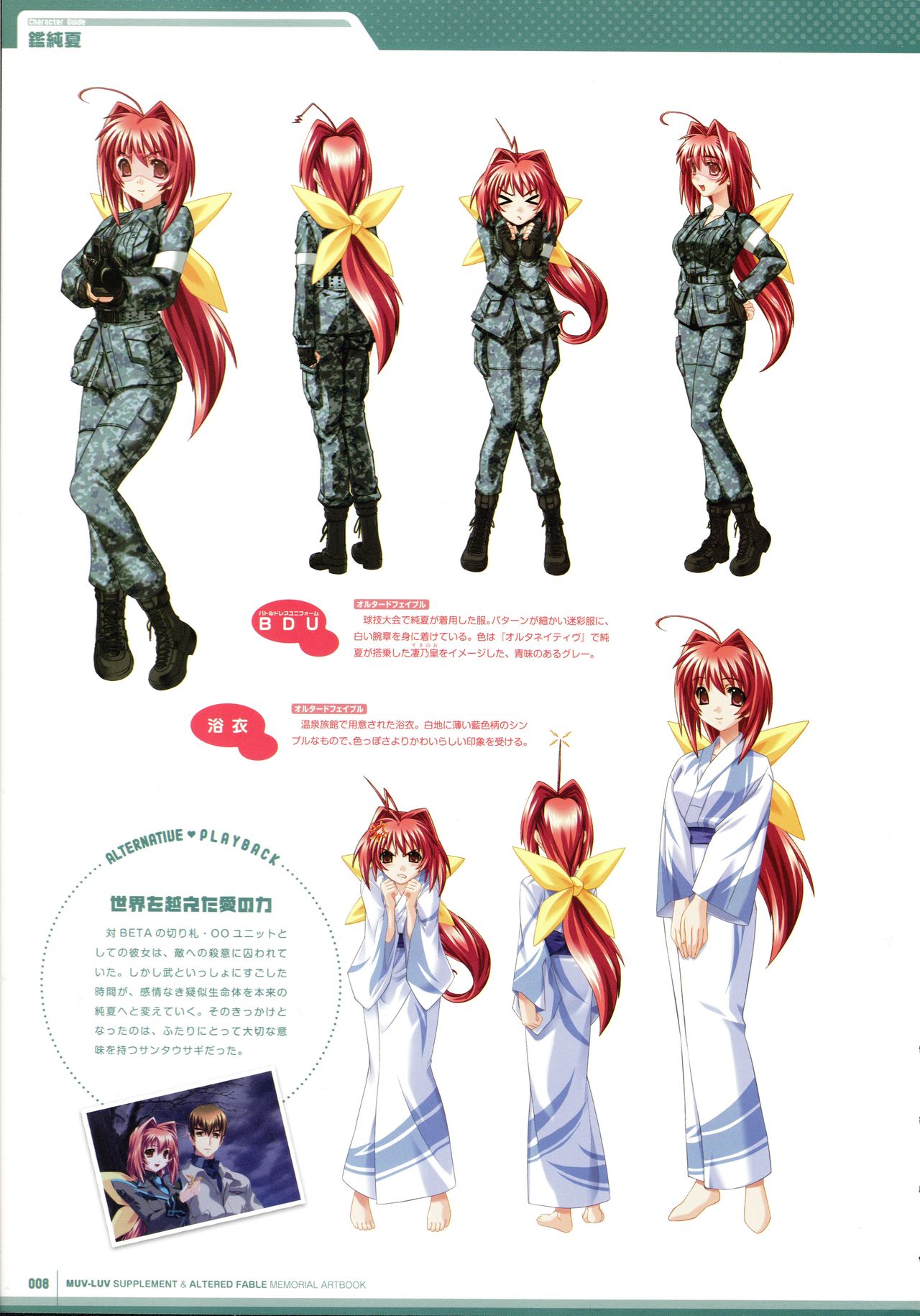 Muv-Luv Supplement & Altered Fable Memorial Art Book page 10 full