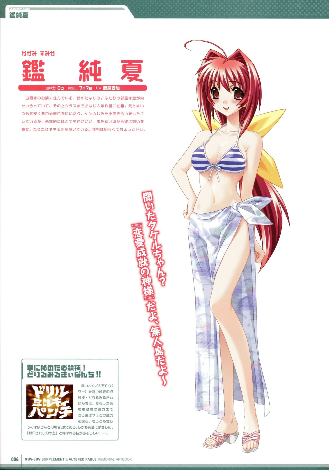 Muv-Luv Supplement & Altered Fable Memorial Art Book page 8 full