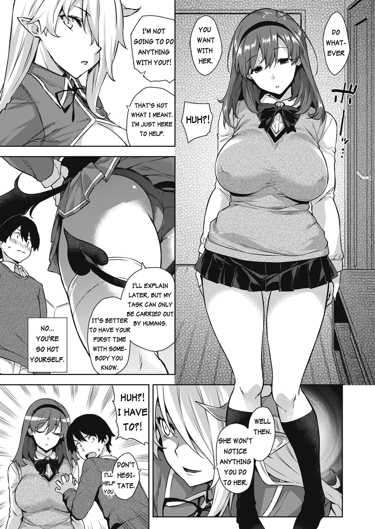 Akuma de JK! -Makai Appli de Harem Shiken- | Devil Highschooler! -Creating a Harem With a Devil App- Ch. 1 page 6 full