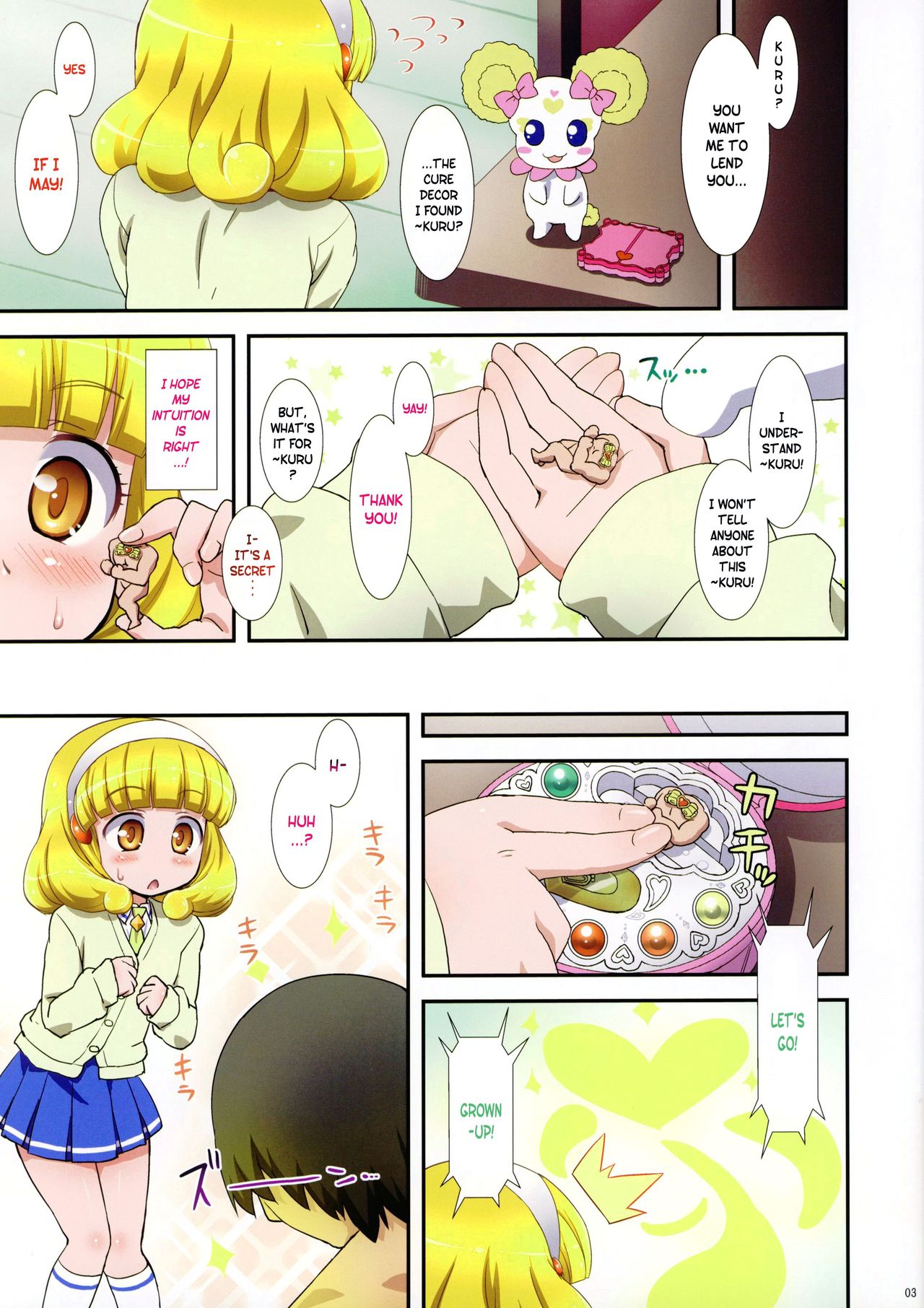 Yayoi-chan no Special Cure Decor!? | Yayoi-chan's Special Cure Decor!? page 3 full