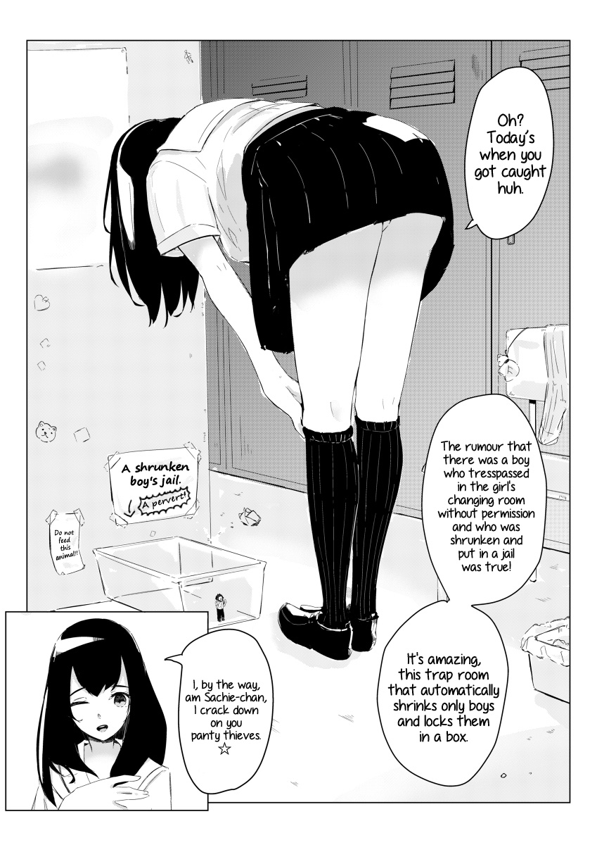 Sachie-chan wa Chiisakushitai | Sachie-chan Wants to Make Him Smaller page 1 full