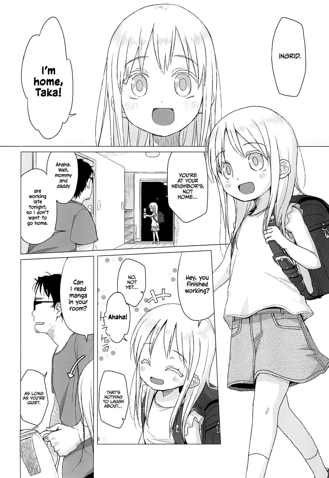 Uchi no Tonari no Shougakusei wa Kinpatsu Hekigan Ecchi Suki | The Blonde-haired, Blue-Eyed Elementary Schooler Next Door Loves Sex  =TLL + mrwayne= page 4 full