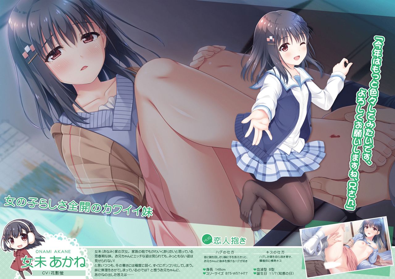 Onii-chan, Asa Made Zutto Gyu te Shite! Yoru Made Motto Ecchi Shite! Visual Guide Book page 4 full