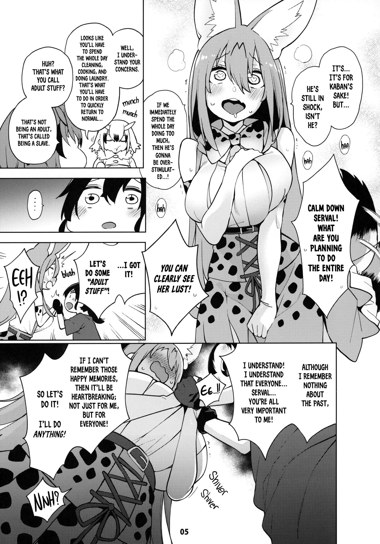 Miwaku no Serval Nee-san ~Paradise~ | Alluring Serval Nee-san ~Paradise~ page 6 full