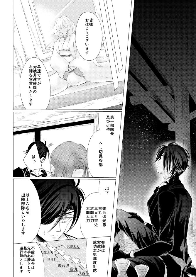 Shokudaikiri Mitsutada x Onna Saniwa no Manga Kimi ga Suki 4 page 7 full