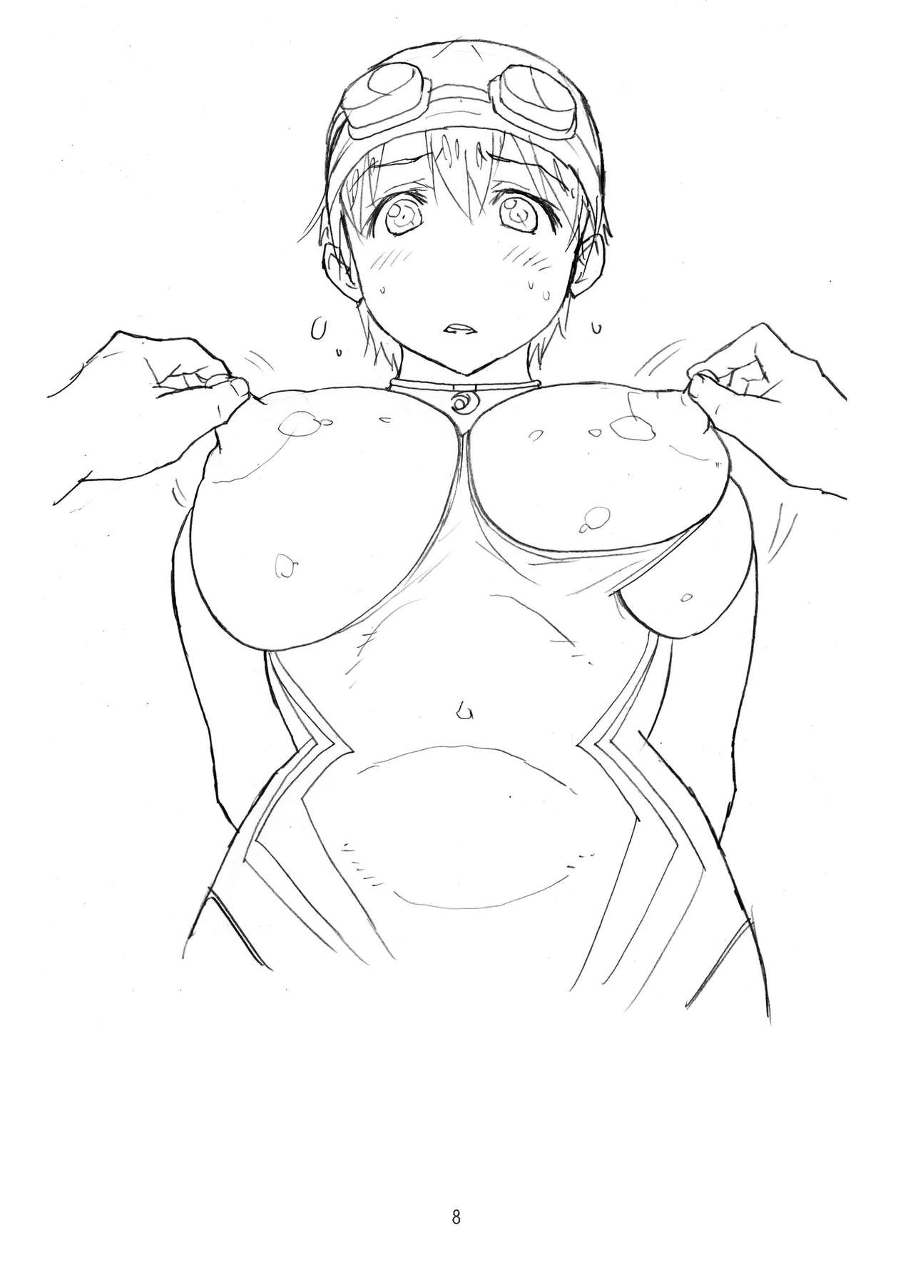 Misaki and Mika Sensei Sketchbook page 9 full