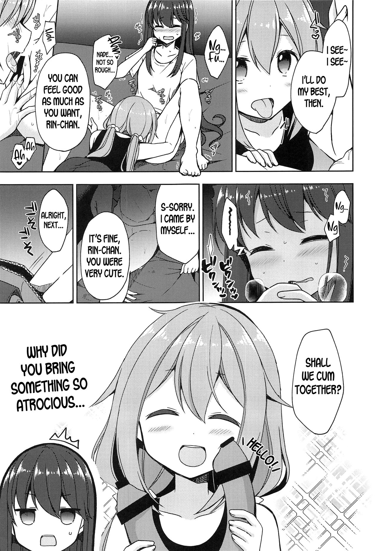 Rin to Nadeshiko ~Camp no Yoru wa Hen~ | Rin and Nadeshiko ~Night of the Camp Chapter~ page 9 full