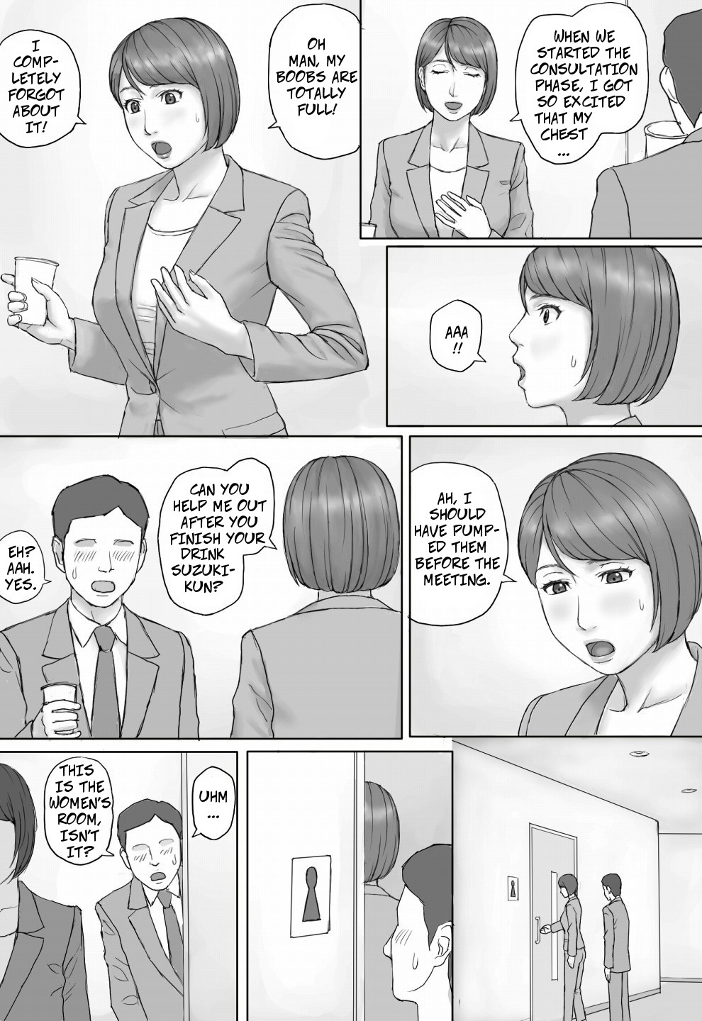 Moshimo no sekai | What If... The World Where All Women Lactate page 9 full