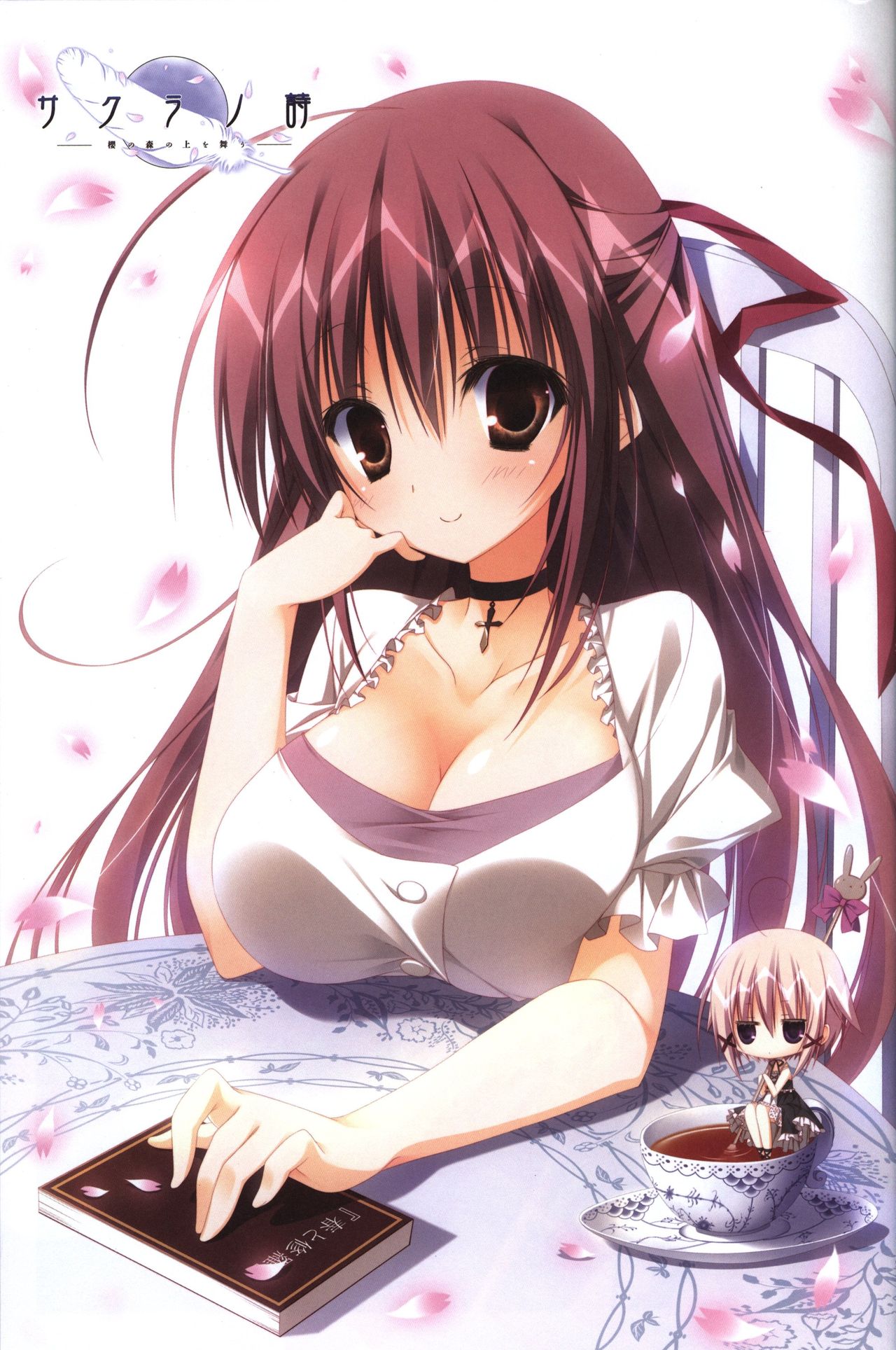 Sakura no Uta -Sakura no Mori no Ue wo Mau- official artbook page 2 full