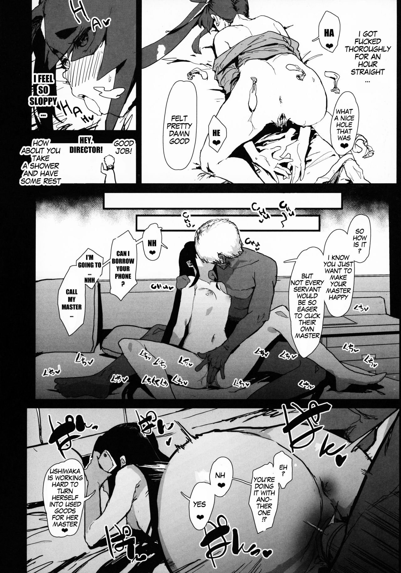 Arujidono ni Ichizu na Ushiwakamaru o Hentai AV ni Shutsuen Saseru Netorase Bon | That Book Where Master Forces His Beloved Ushiwakamaru to Star in a Netorase Adult Video page 9 full