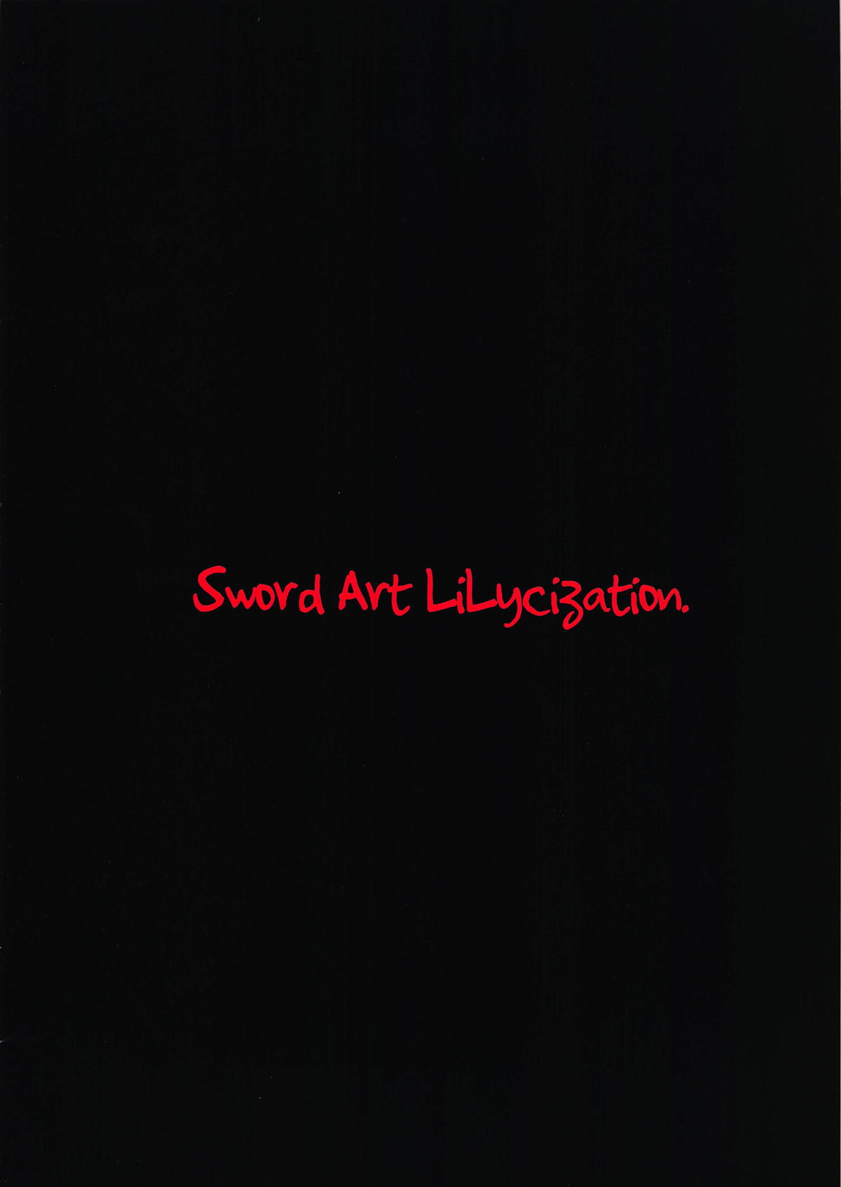 Sword Art Lilycization. page 5 full