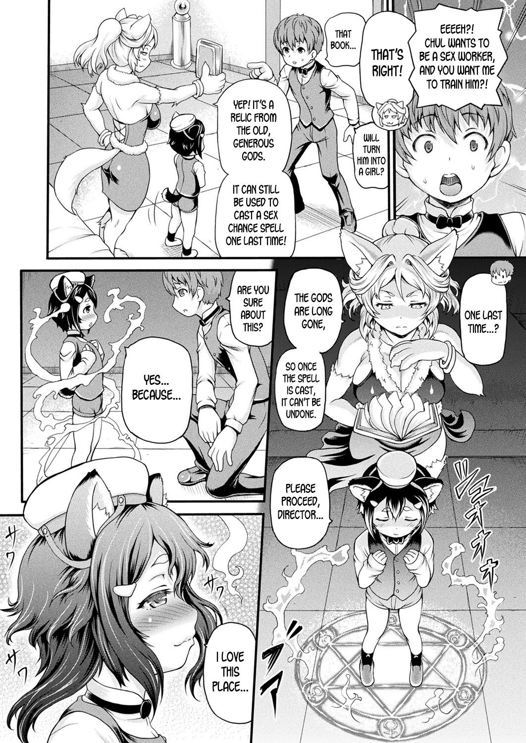 Isekai Shoukan | Isekai Whorehouse Ch. 3 page 4 full