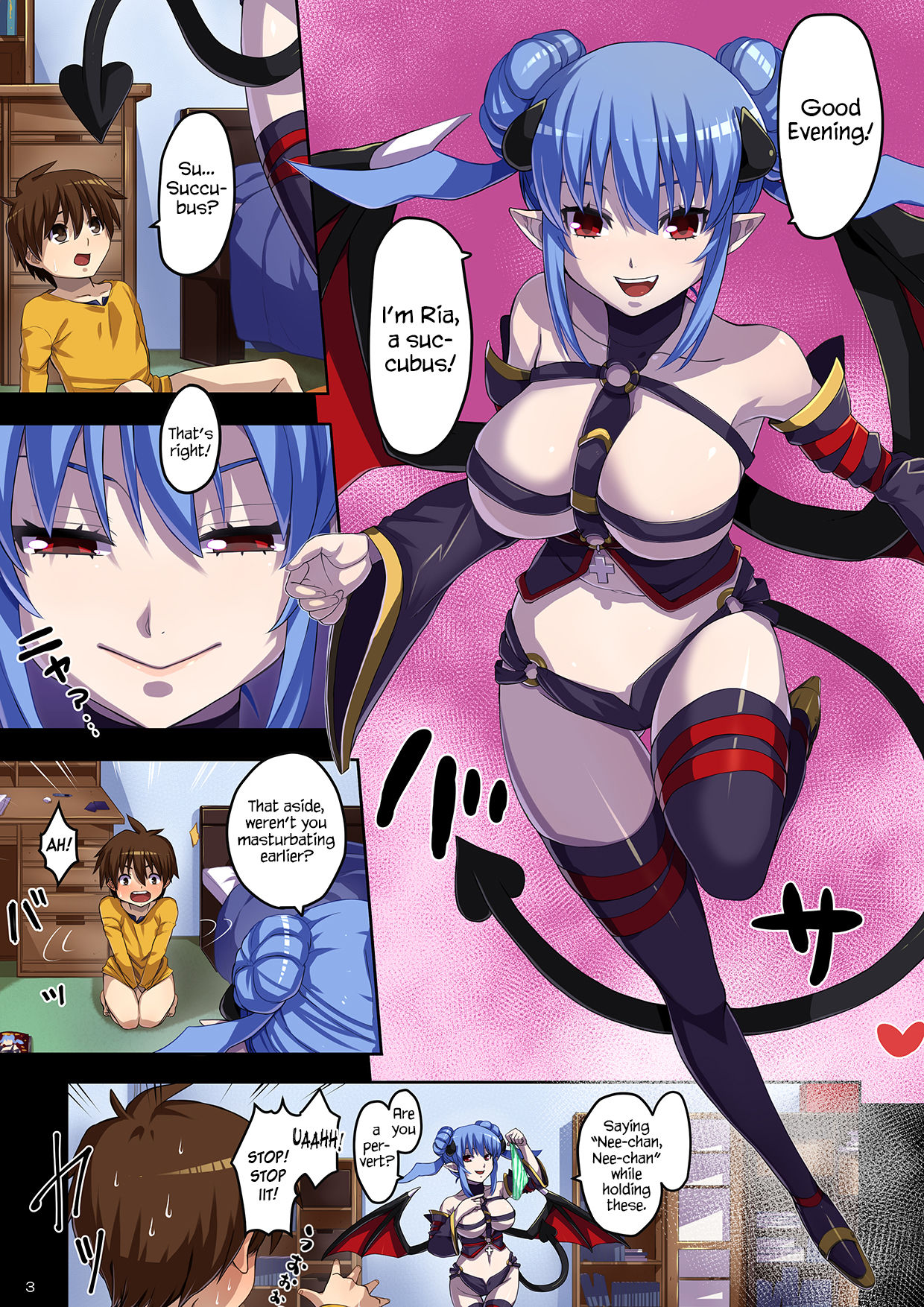 Ane no Pantsu de Onatte itara Inma ga Yatte kita | A Succubus Came When I was Masturbating with My Sisters Panties page 3 full