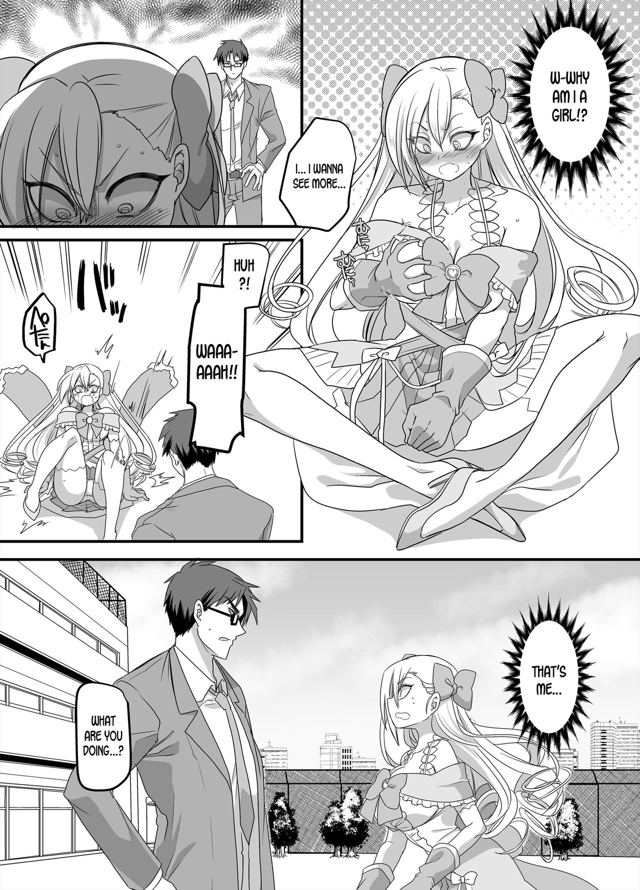 Mahou Shoujo Swap! ~Shinmai Kyoushi no Ore ga Mahou Shoujo to Irekawacchattara~ page 8 full